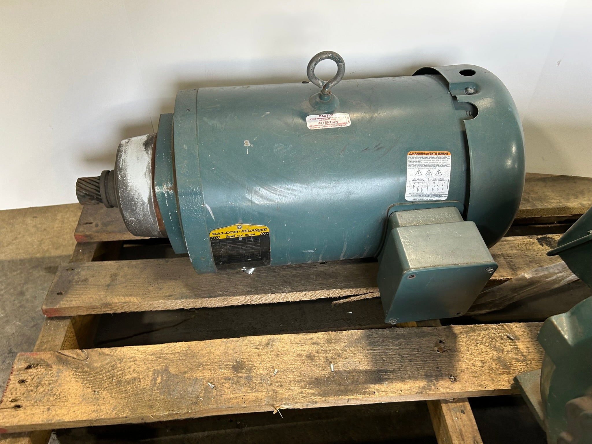 Baldor Relaince 094915 Industrial DC Motor 10 HP 1770 RPM 3PH D132S 37J776T849G1