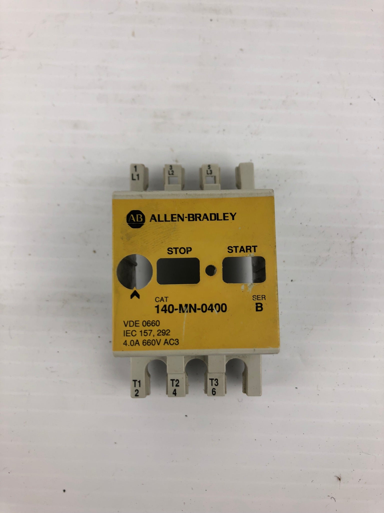 Allen Bradley 140-MN-0400 Motor Starter Replacement Top Cover Only