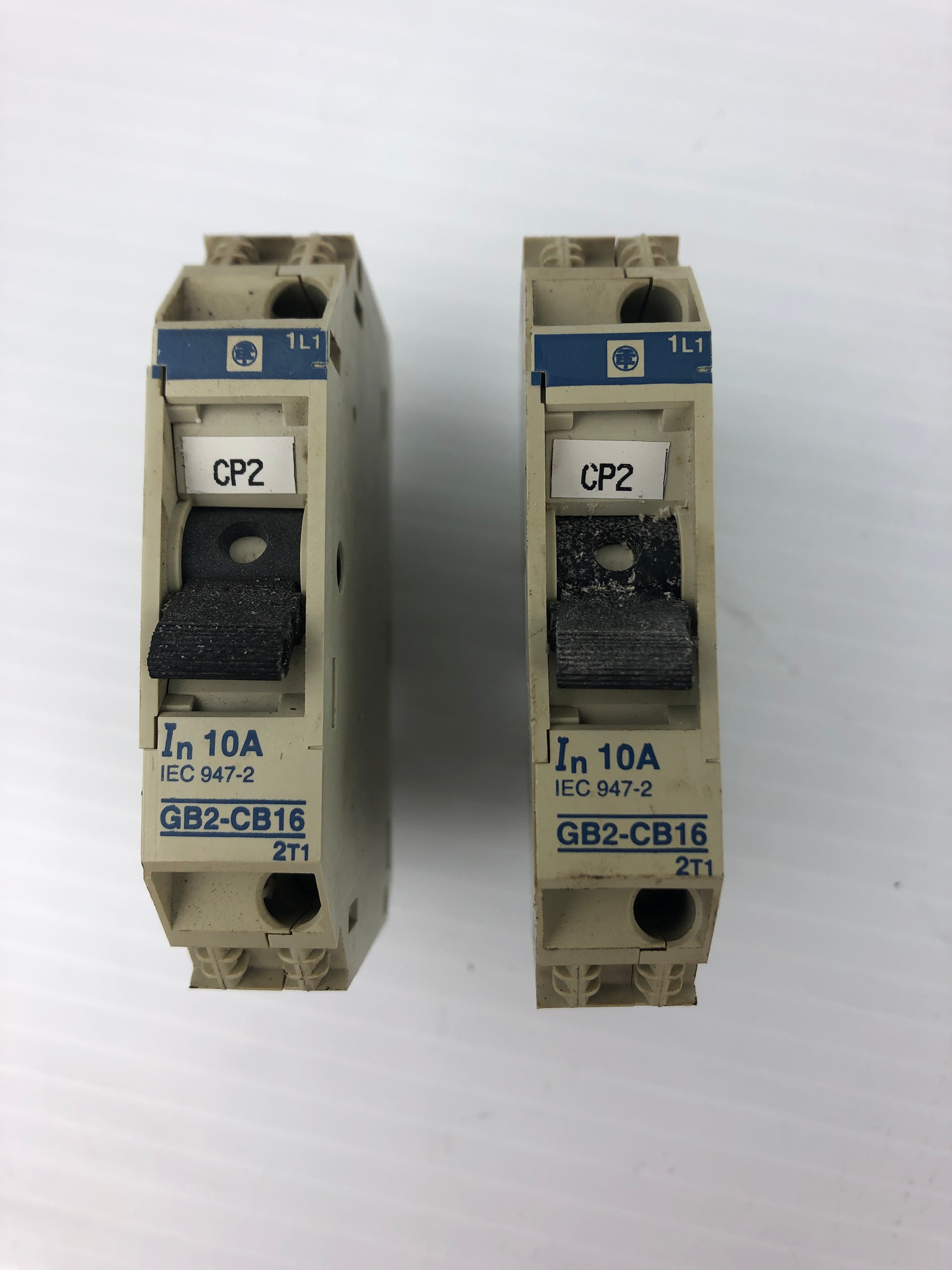 Telemecanique GB2-CB16 Circuit Breaker 10 Amp - Lot of 2