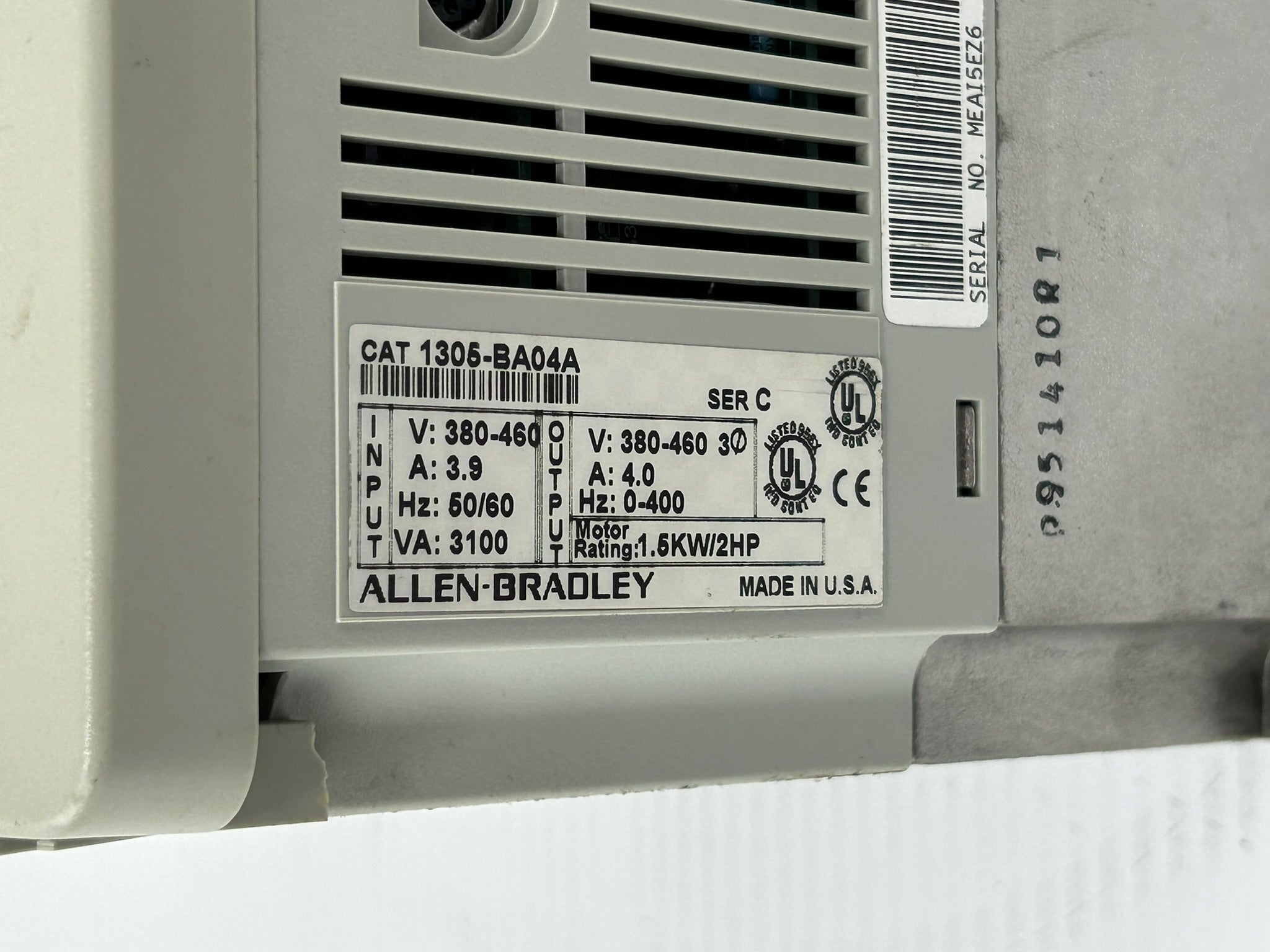 Allen Bradley 1305-BA04A Variable Frequency Drive Series C