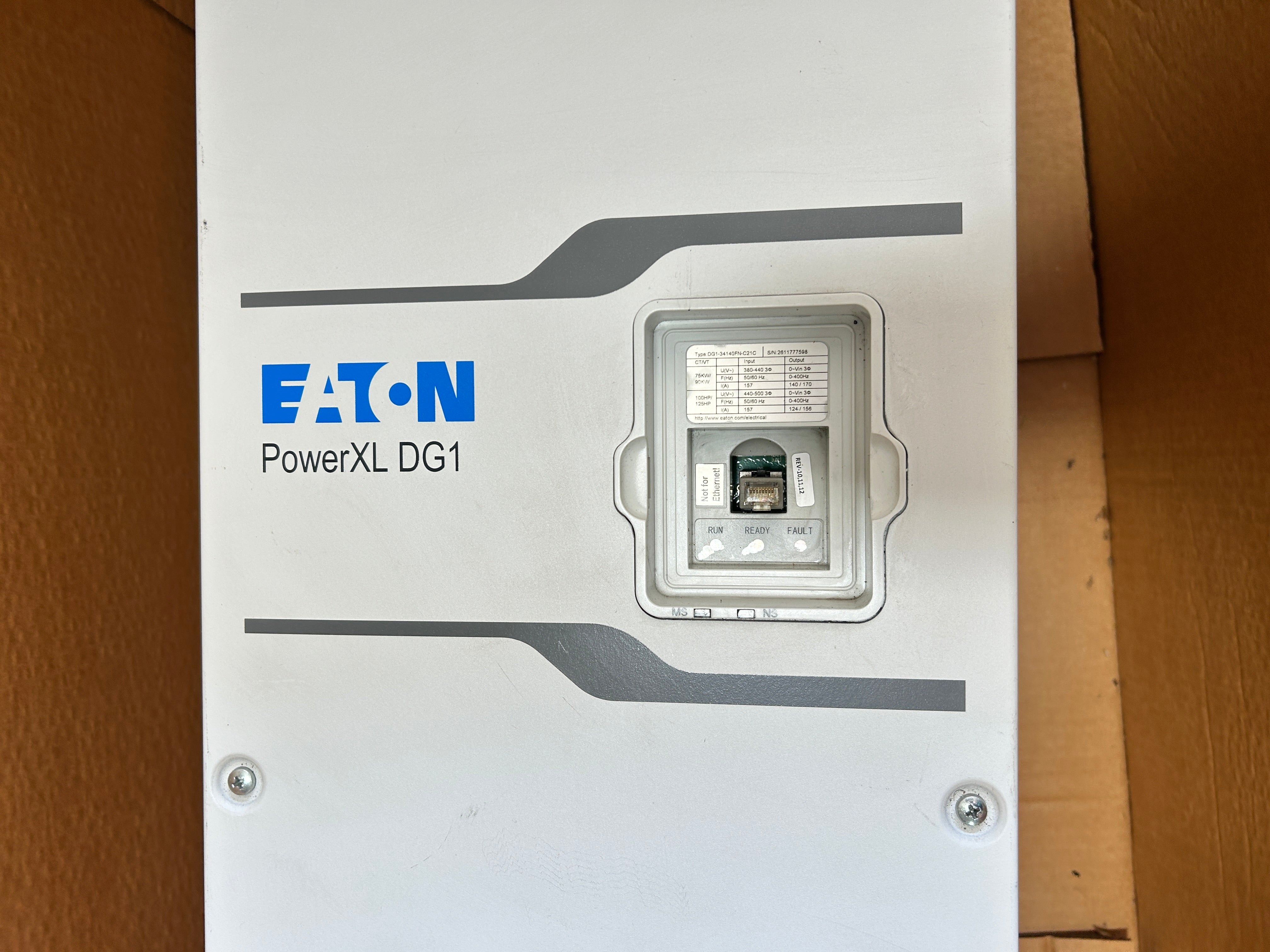 Eaton PowerXL DG1-34140FN-C21C Variable Frequency Drive 100HP 75kW 380-500V