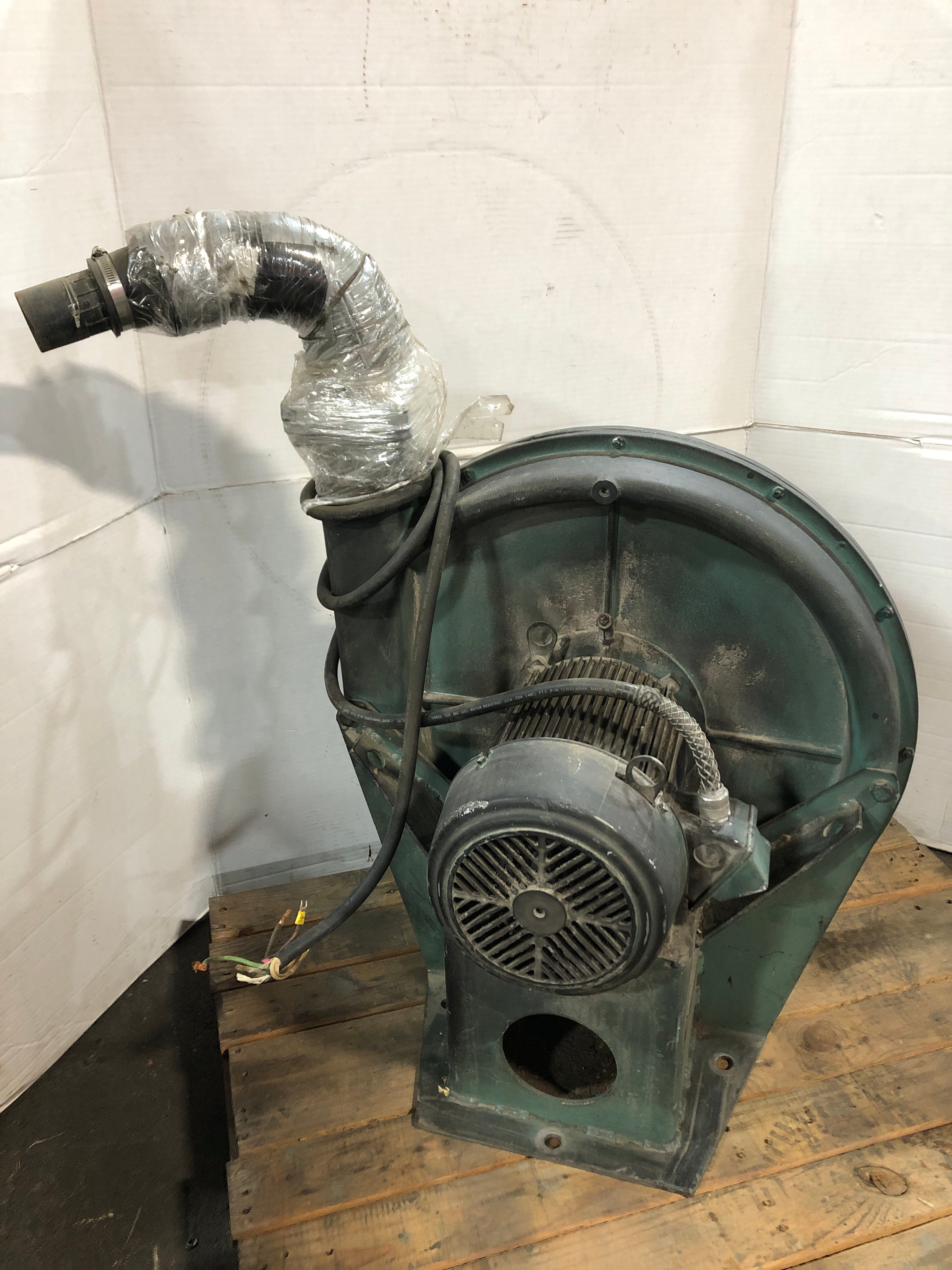 Doyle Cleaning Systems 16" WEB Blower with U.S Unimount 125 Motor 3495 RPM 5.0HP