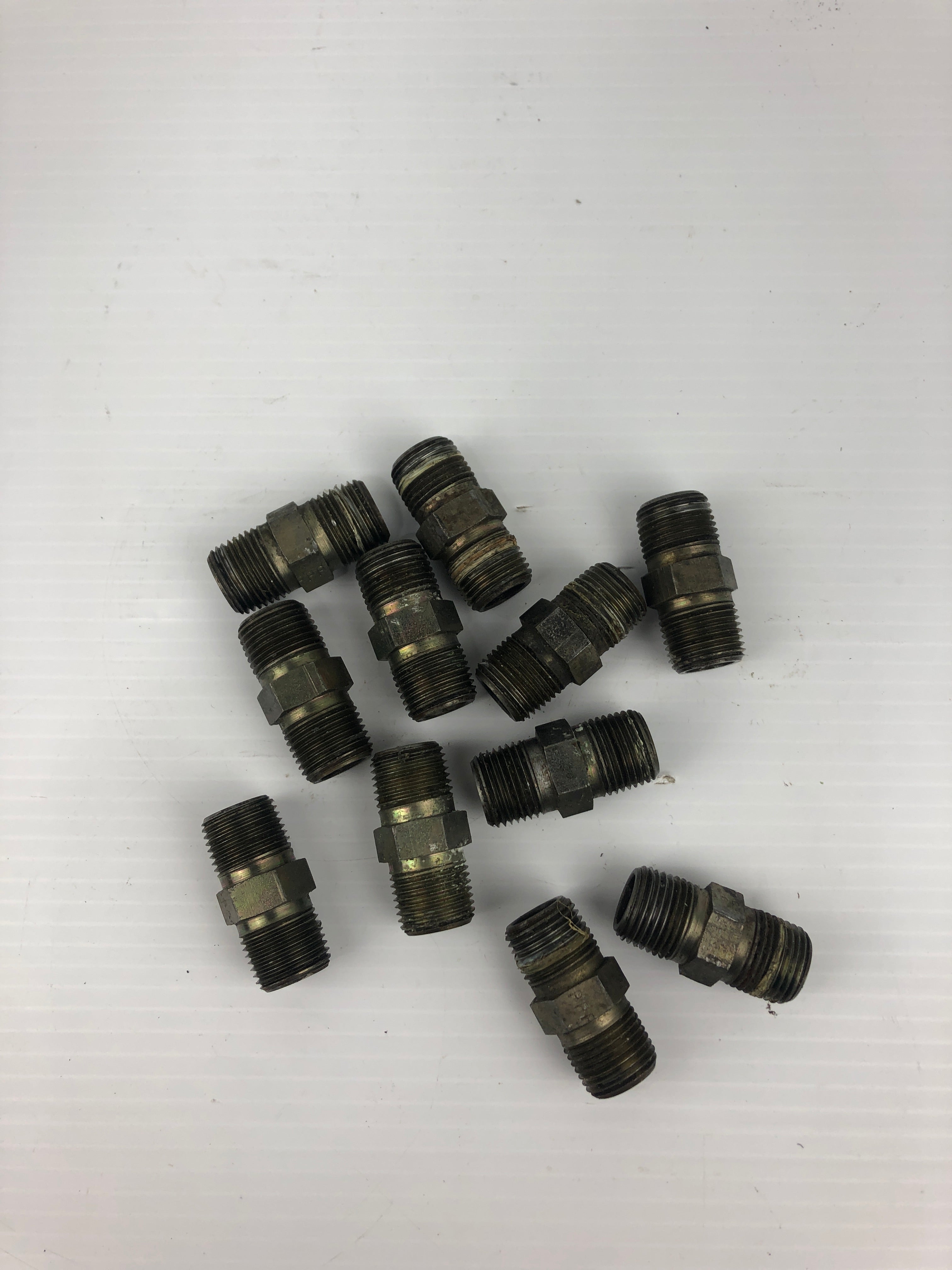 Male to Male Pipe Fitting 1-7/8" Long x 1/2" ID - Lot of 11