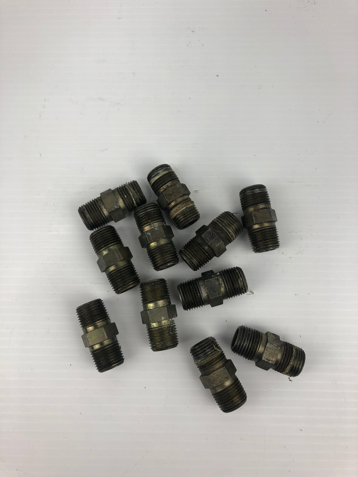 Male to Male Pipe Fitting 1-7/8" Long x 1/2" ID - Lot of 11