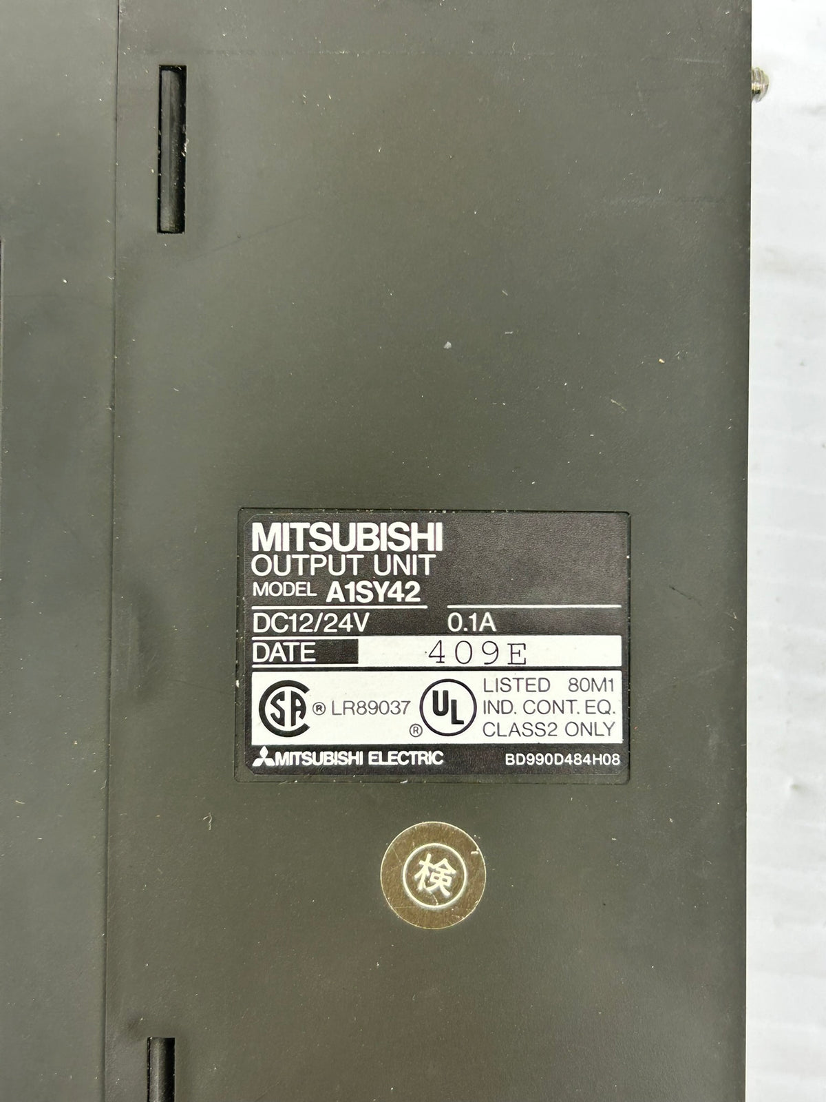 Mitsubishi A1SY42 Output Unit PLC Module 12/24VDC 0.1A