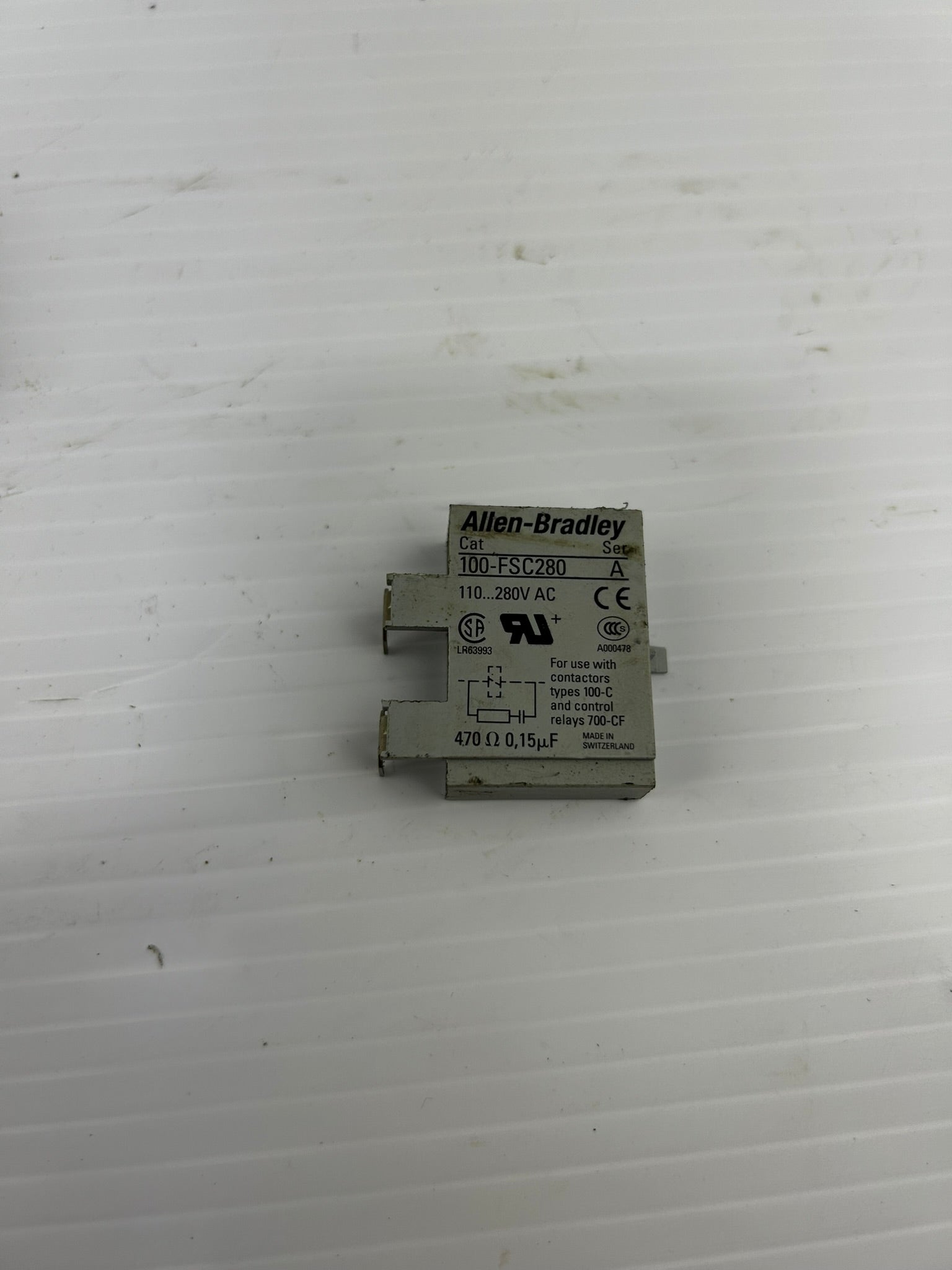 Allen-Bradley 100-FSC280 Surge Suppressor Ser. A 110-280V 470Ω 0,15μ - Lot of 3