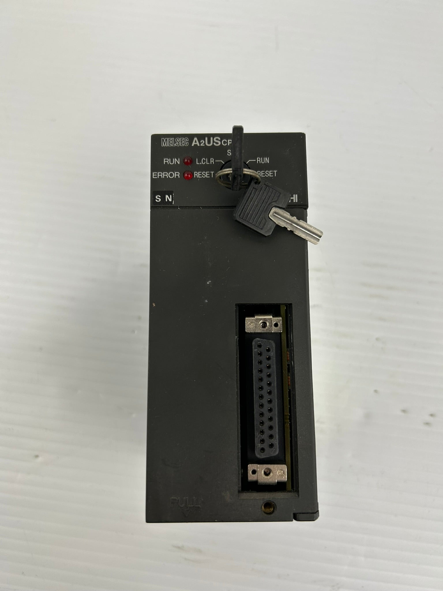 Mitsubishi A2USCPU CPU Unit PLC Module 14K Step with 2 Keys