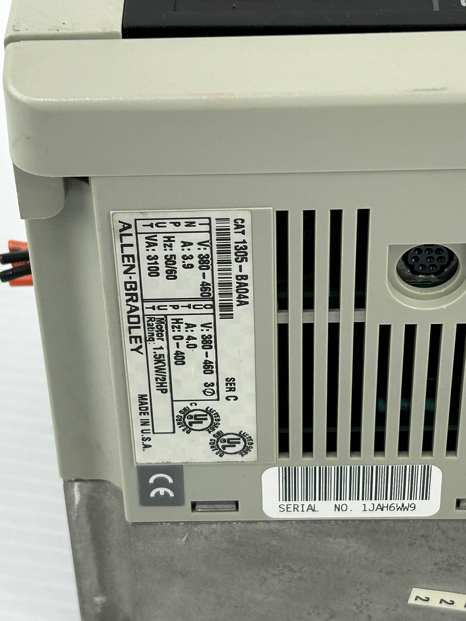 Allen Bradley 1305-BA04A Variable Frequency Drive Series C - Broken Case