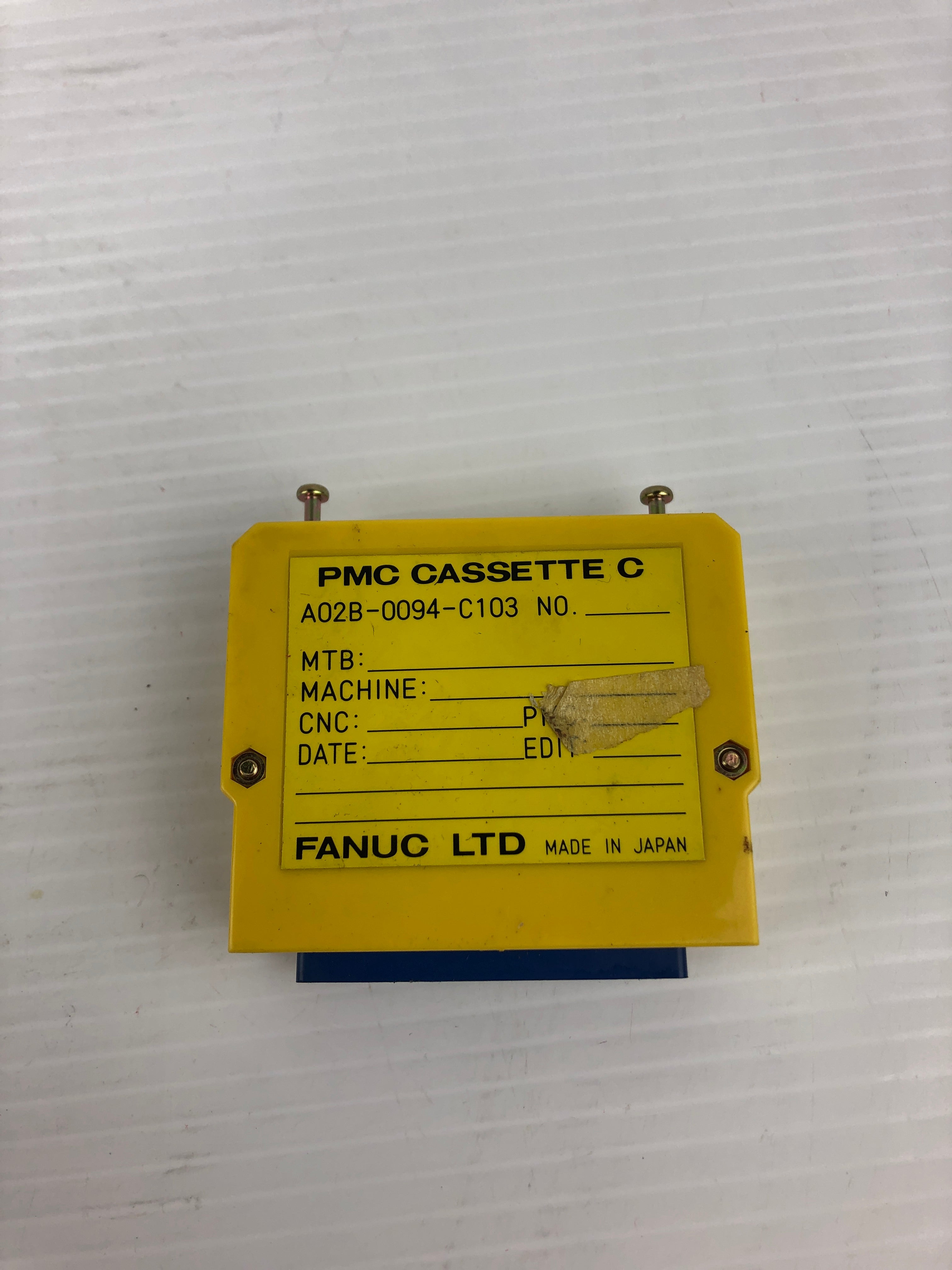 Fanuc A02B-0094-C103 PMC Cassette C