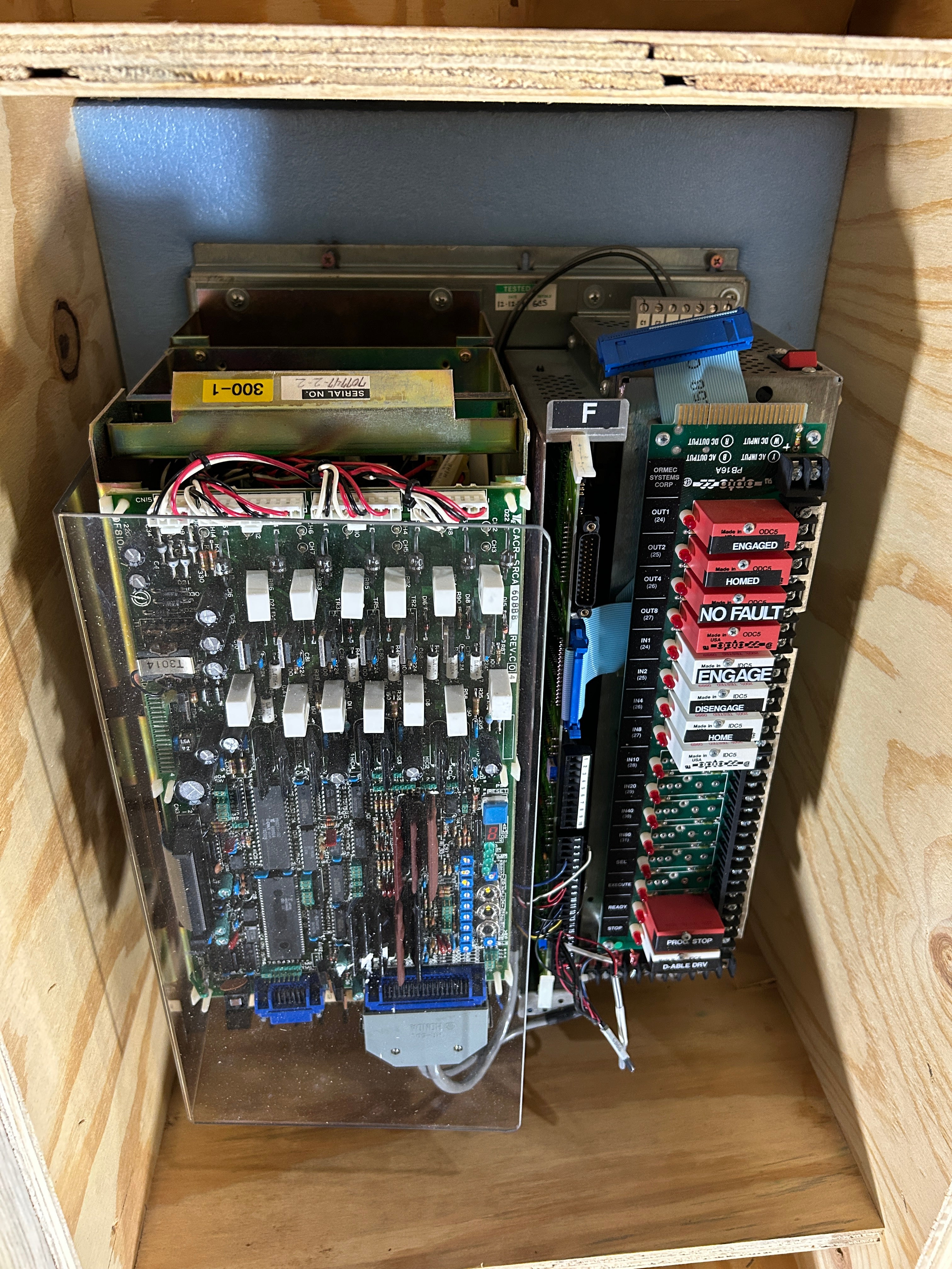 Ormec MCS-S45H*227A Servo Drive Assembly SAC-SDRU Breaker LF-330 Noise Filter