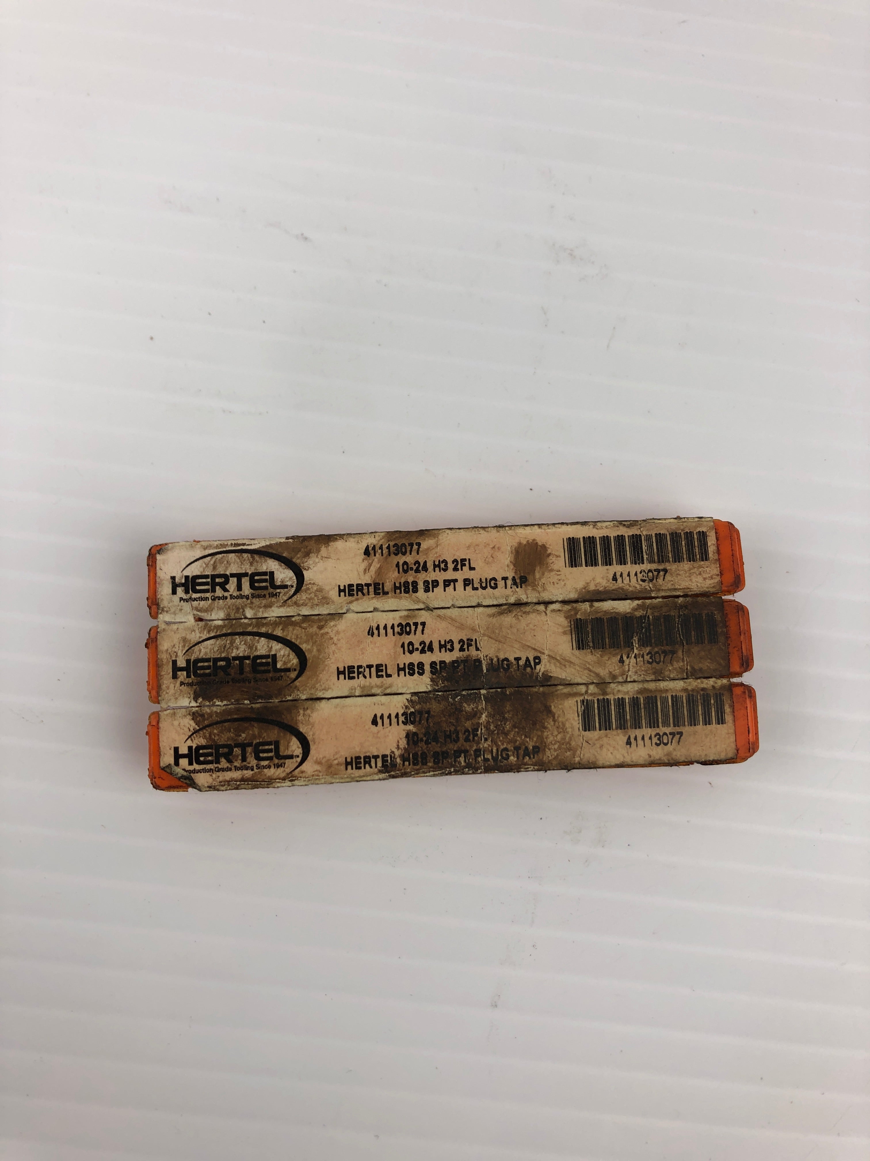 Hertel 41113077 Tap Plug 10-24 H3 2FL - Lot of 3
