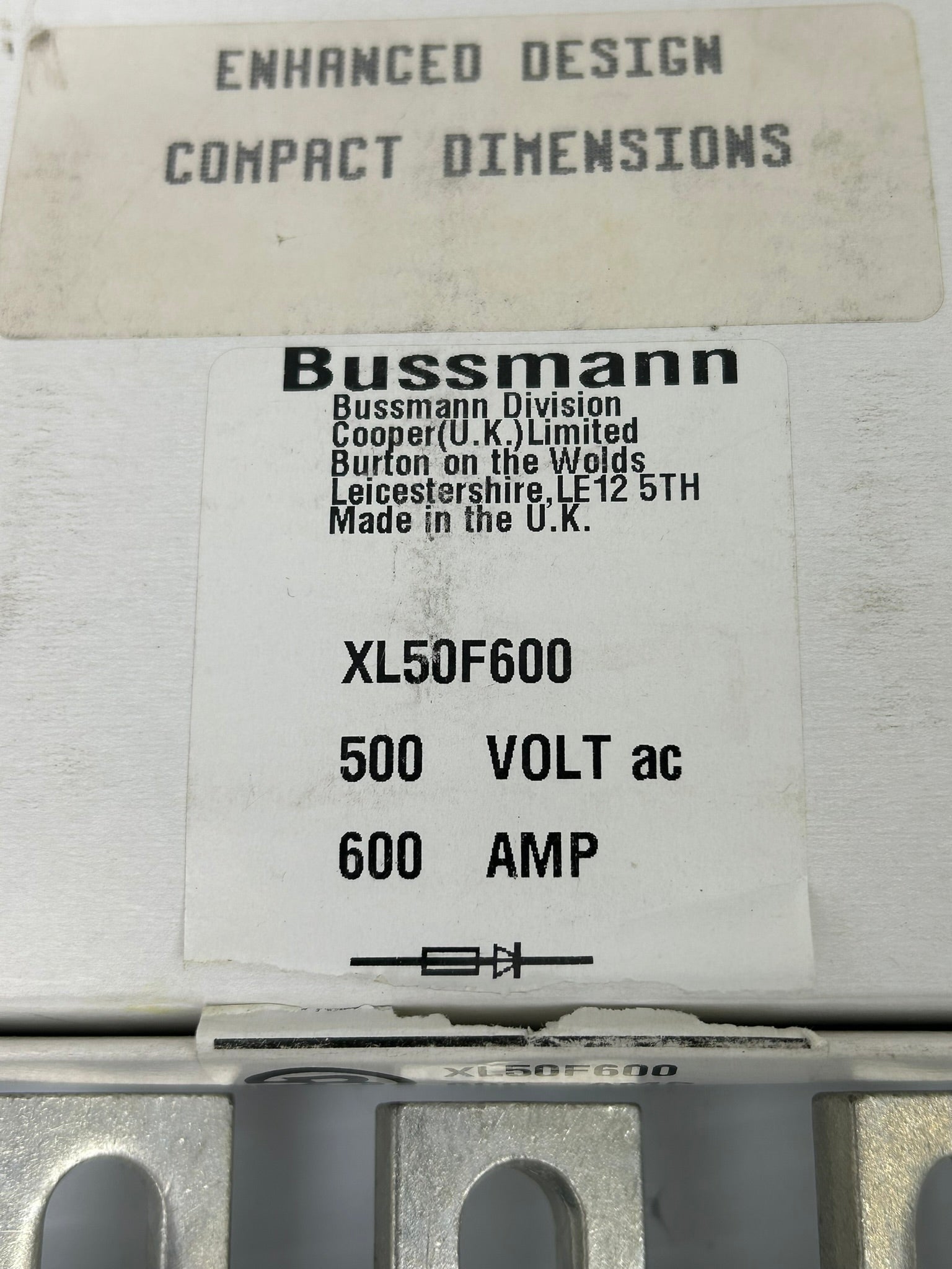 Bussmann XL50F600 Fuses 500VAC 600A - Box of 5