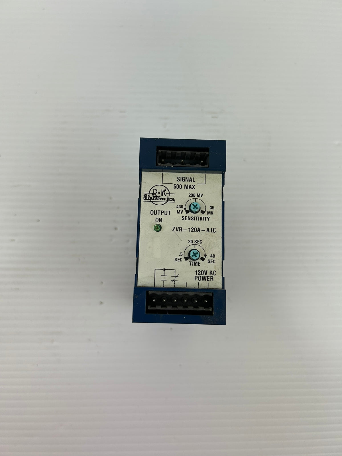 R-K Electronics ZVR-120A-A1C Zero Voltage Monitor 120VAC 600V Relay