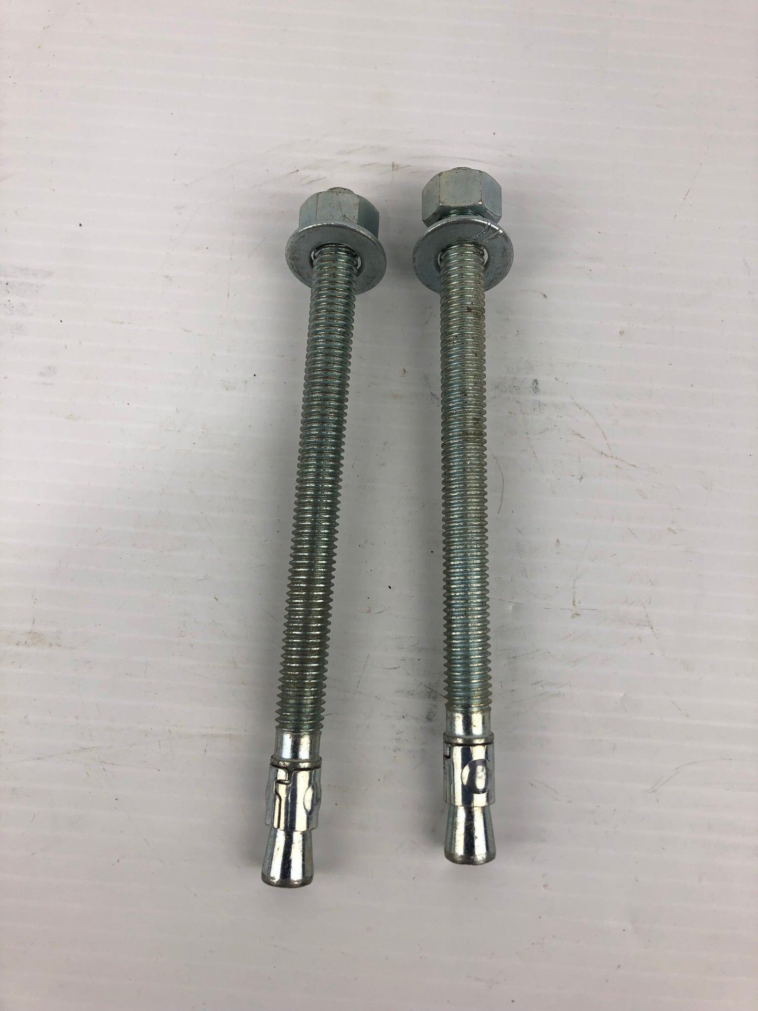Concrete Wedge Anchor Hex Head Bolt Housing Screw 7" Long - Lot of 2