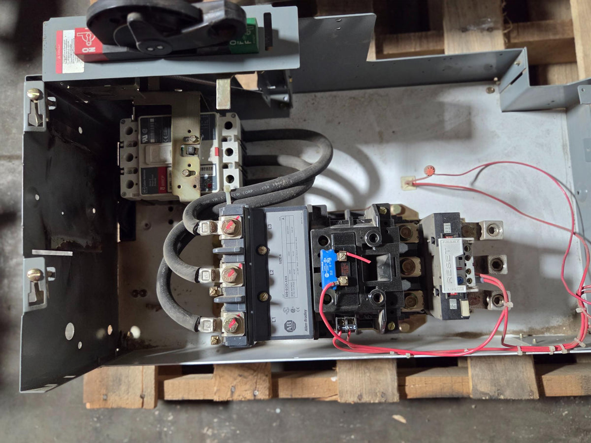 Allen-Bradley 2113B MCC Bucket 75HP 3PH 480V Size 4 FVNR 150A Breaker - No Door