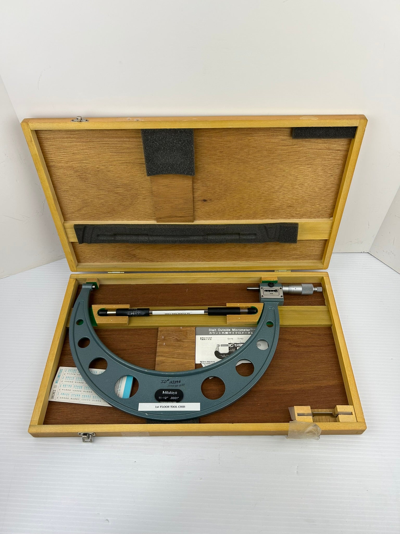 Mitutoyo 11-12" .0001" Micrometer