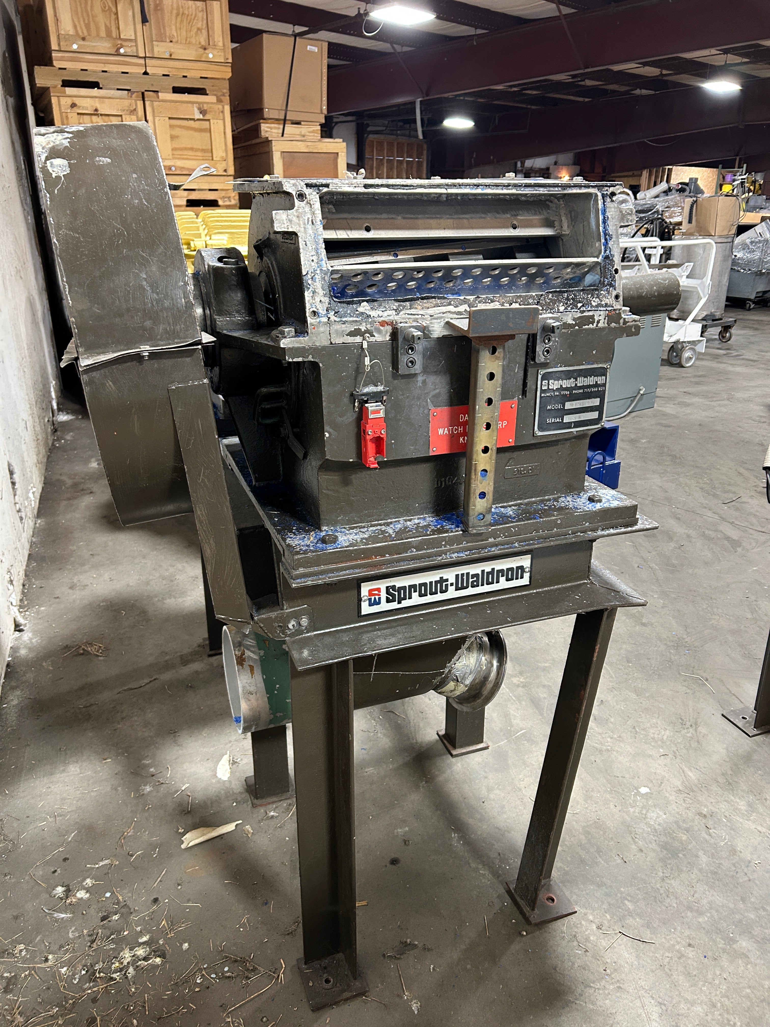 Sprout Waldron BR-14X18 RH Edge Chopper 40HP Motor with 2 Sets of Blades