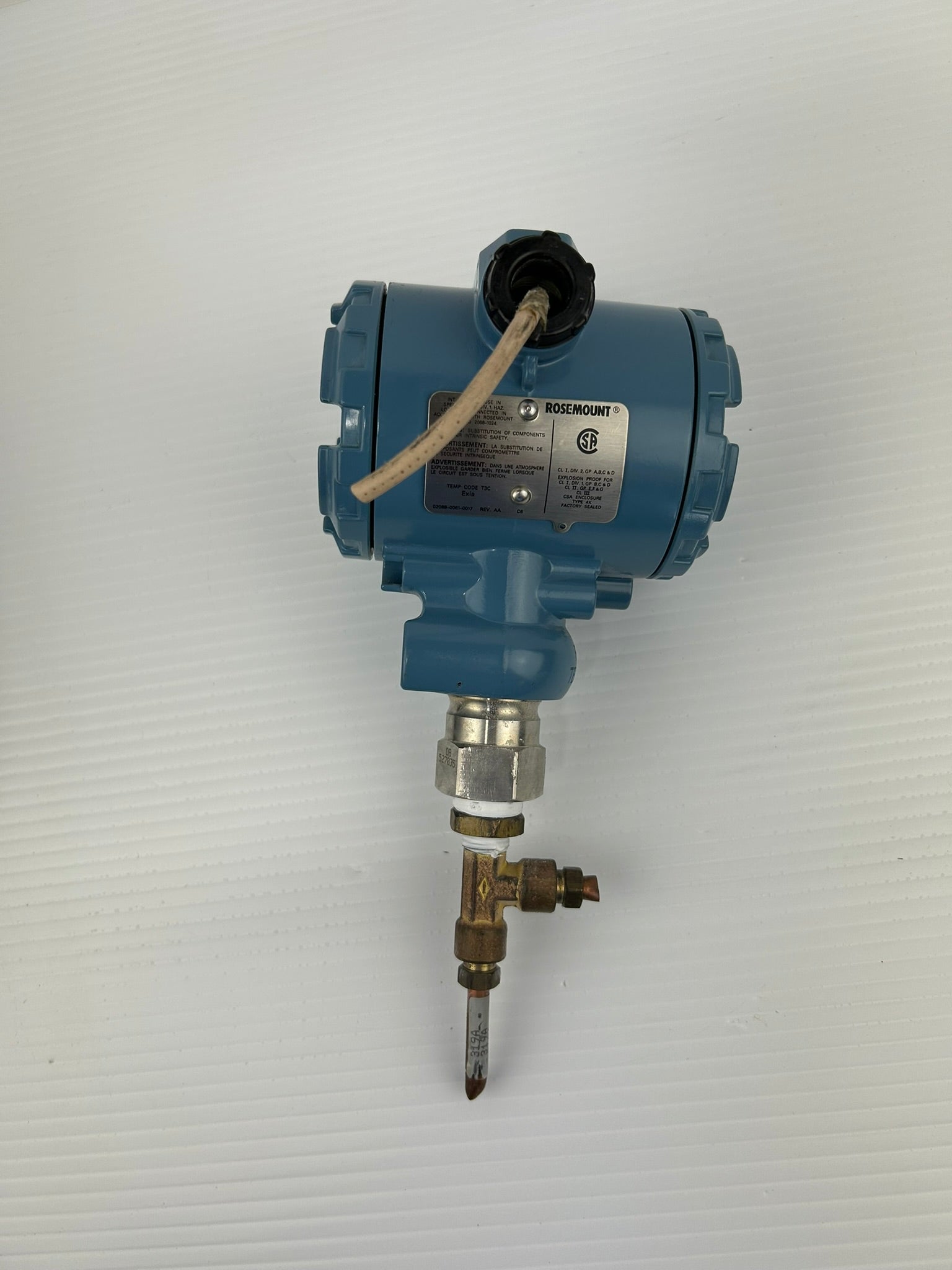 Rosemount 2088G2S22A1B4 Pressure Transmitter Rev AA 02088-0061-0017