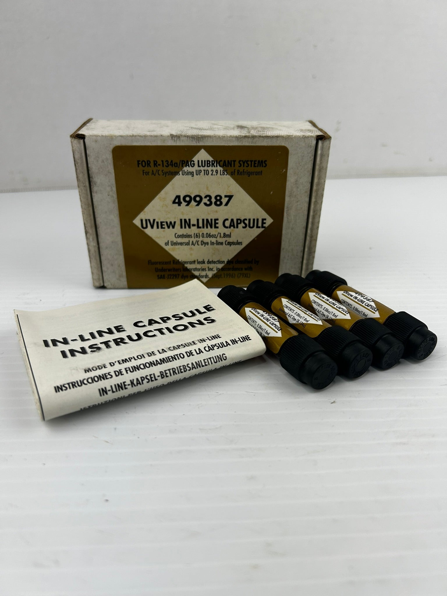 U-View In Line Capsule 499387 Lot of 4 .06 Ounce