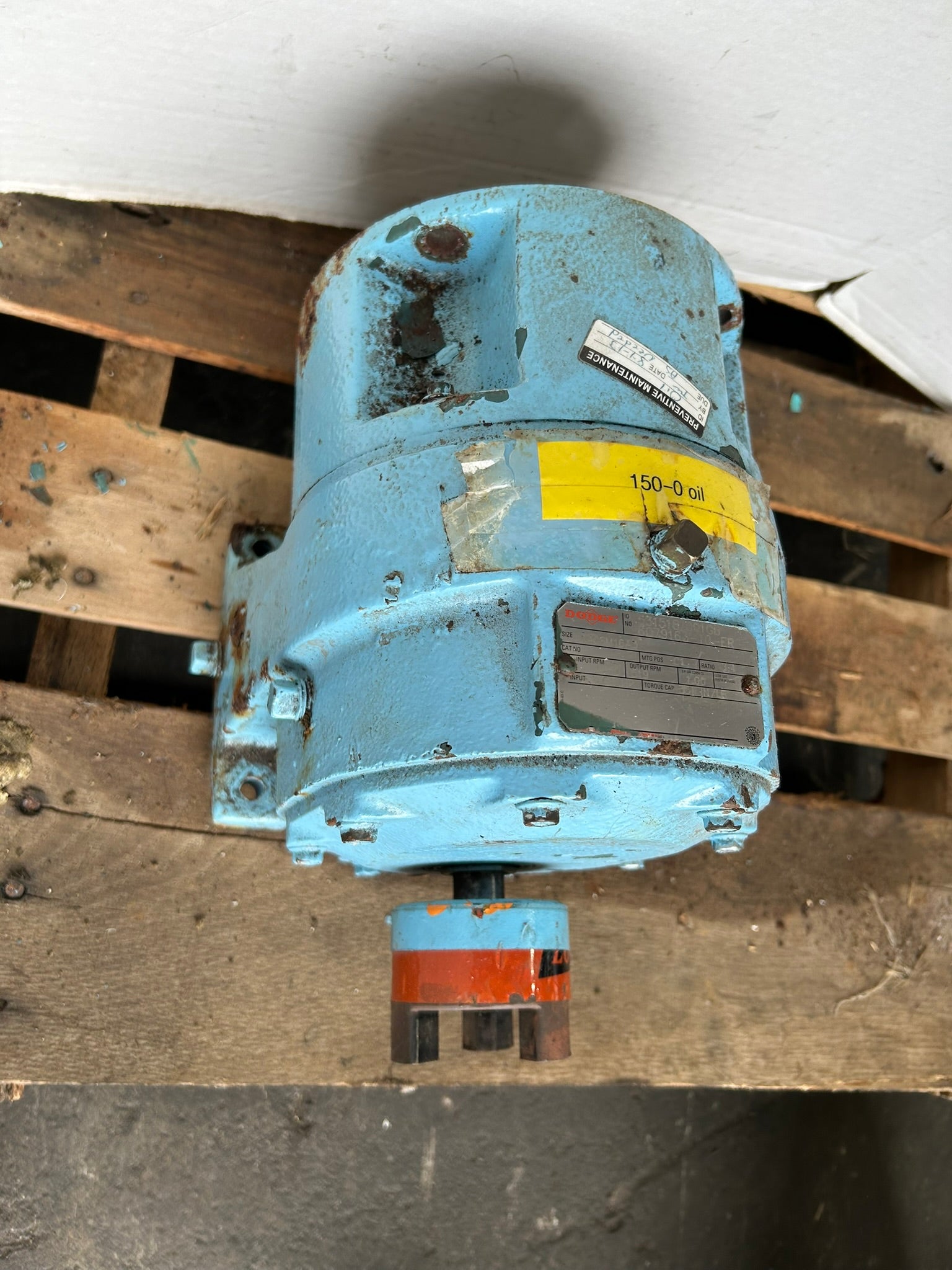 Dodge 140SM16A3 Gear Reducer 5315181001GB6079163-10-ER 3HP 351 in-lbs 3.4 Ratio