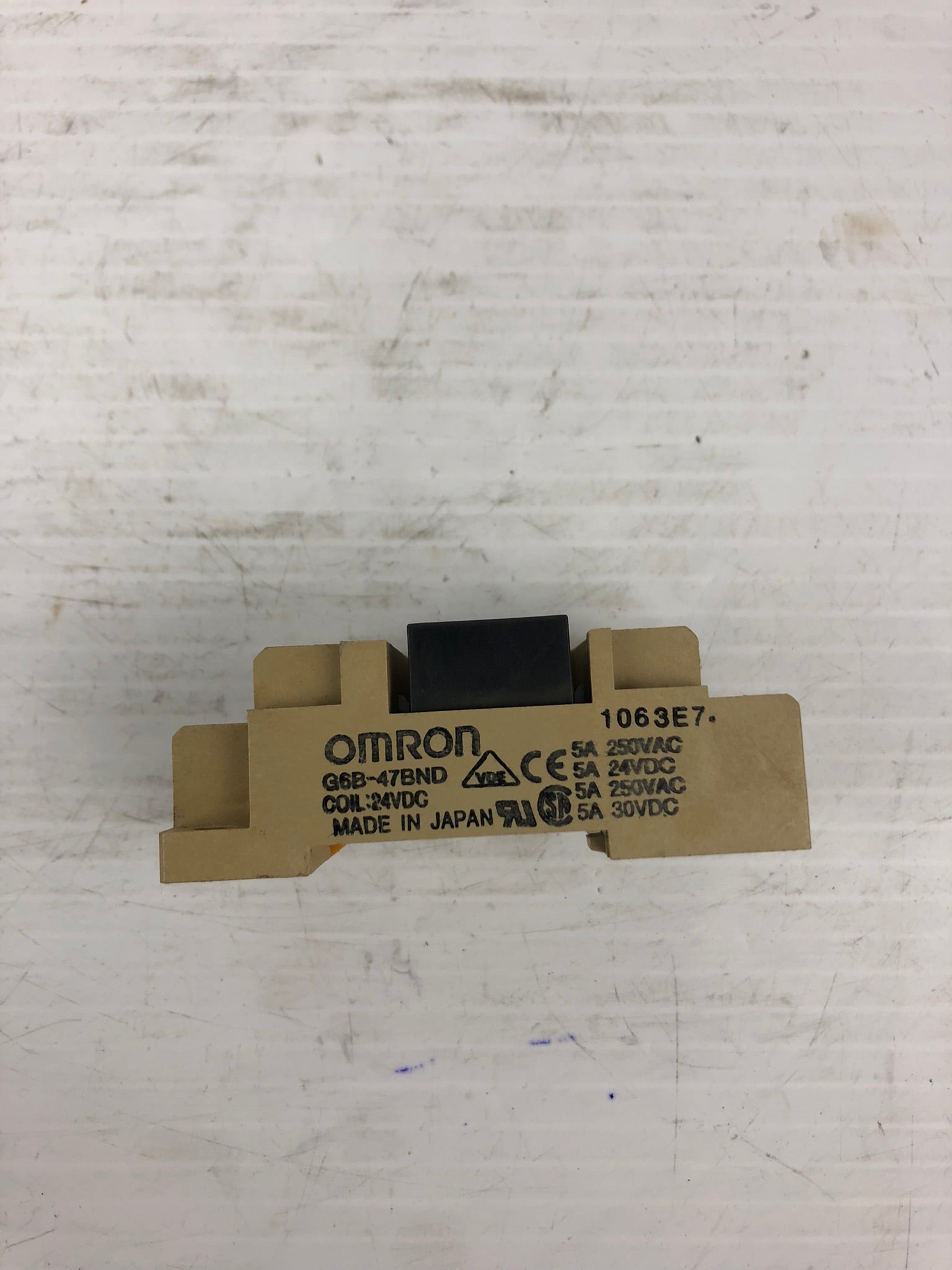 Omron G6B-47BND Terminal Block 5A 250VAC Coil 24VDC G6B-1174P-FD-US