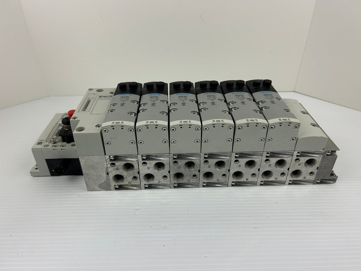 Festo Valve Assembly VTSA-FB CPX-FB13 VSVA-B-M52-AZD-D1-1T1L VABB-S2-10-WT