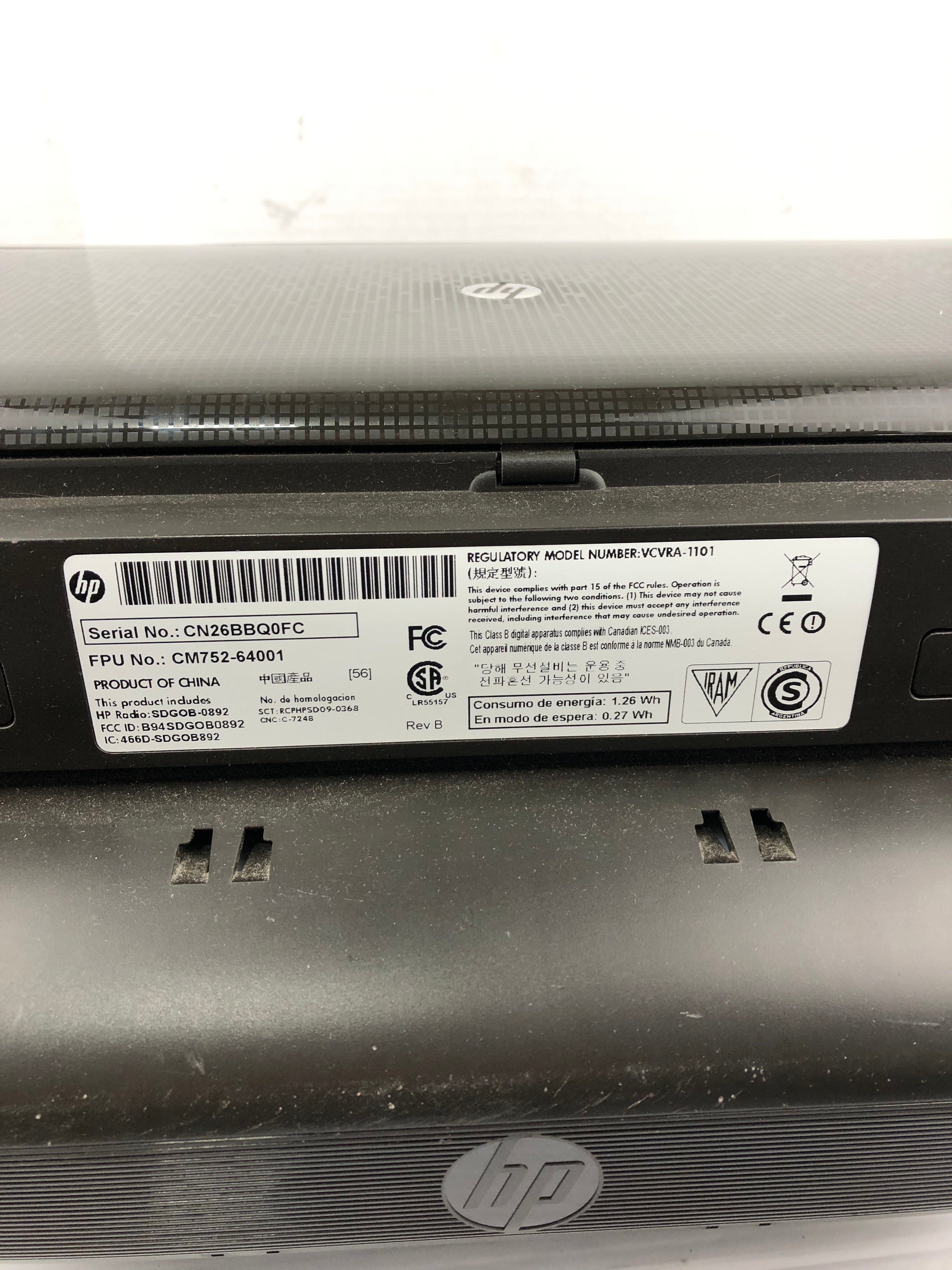 HP Officejet Pro 8100 Wireless Inkjet Colored Printer VCVRA-1101 CM752-64001
