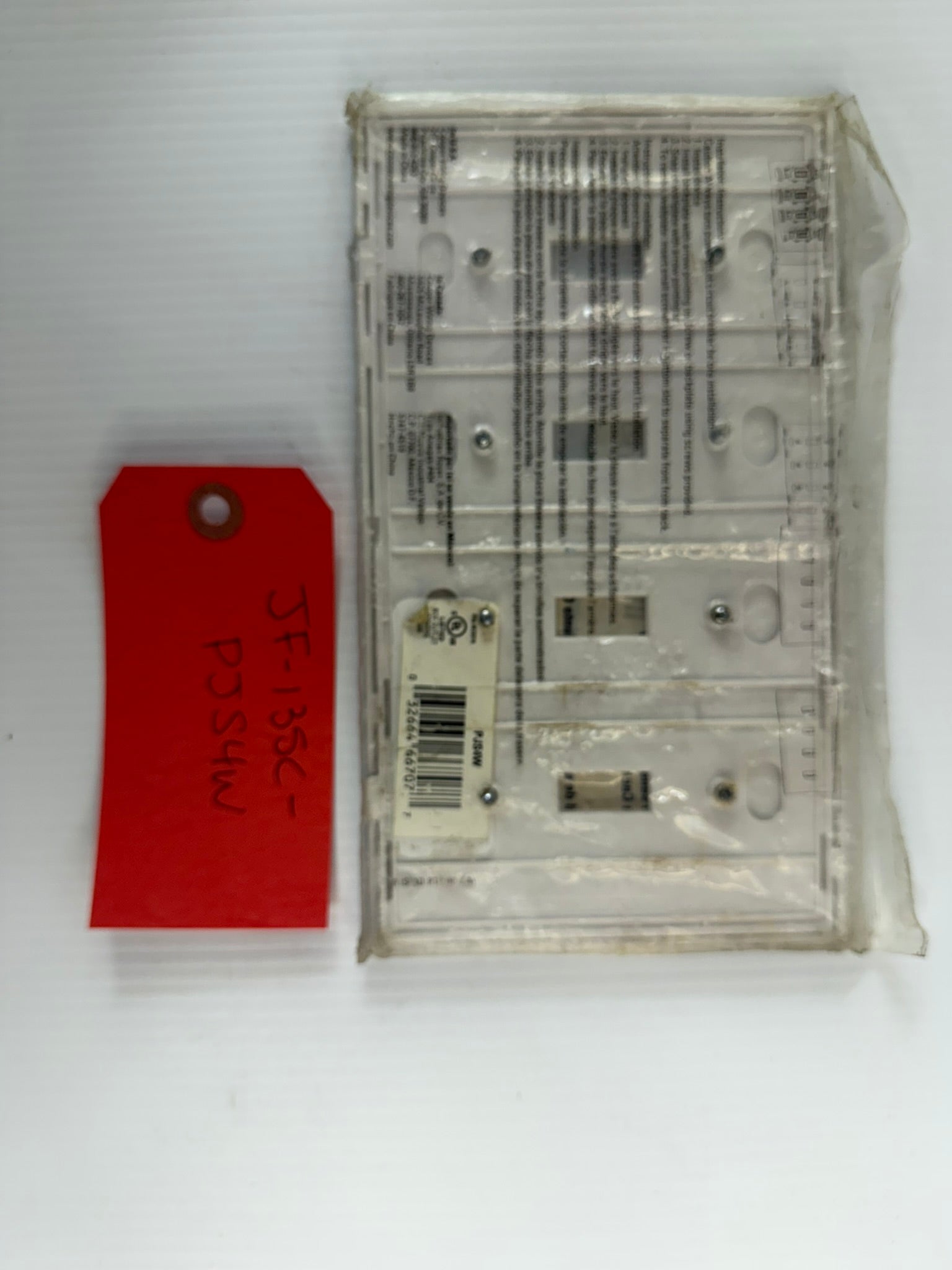 Cooper Wiring 4-Gang Toggle Switch Plate PJ54W White