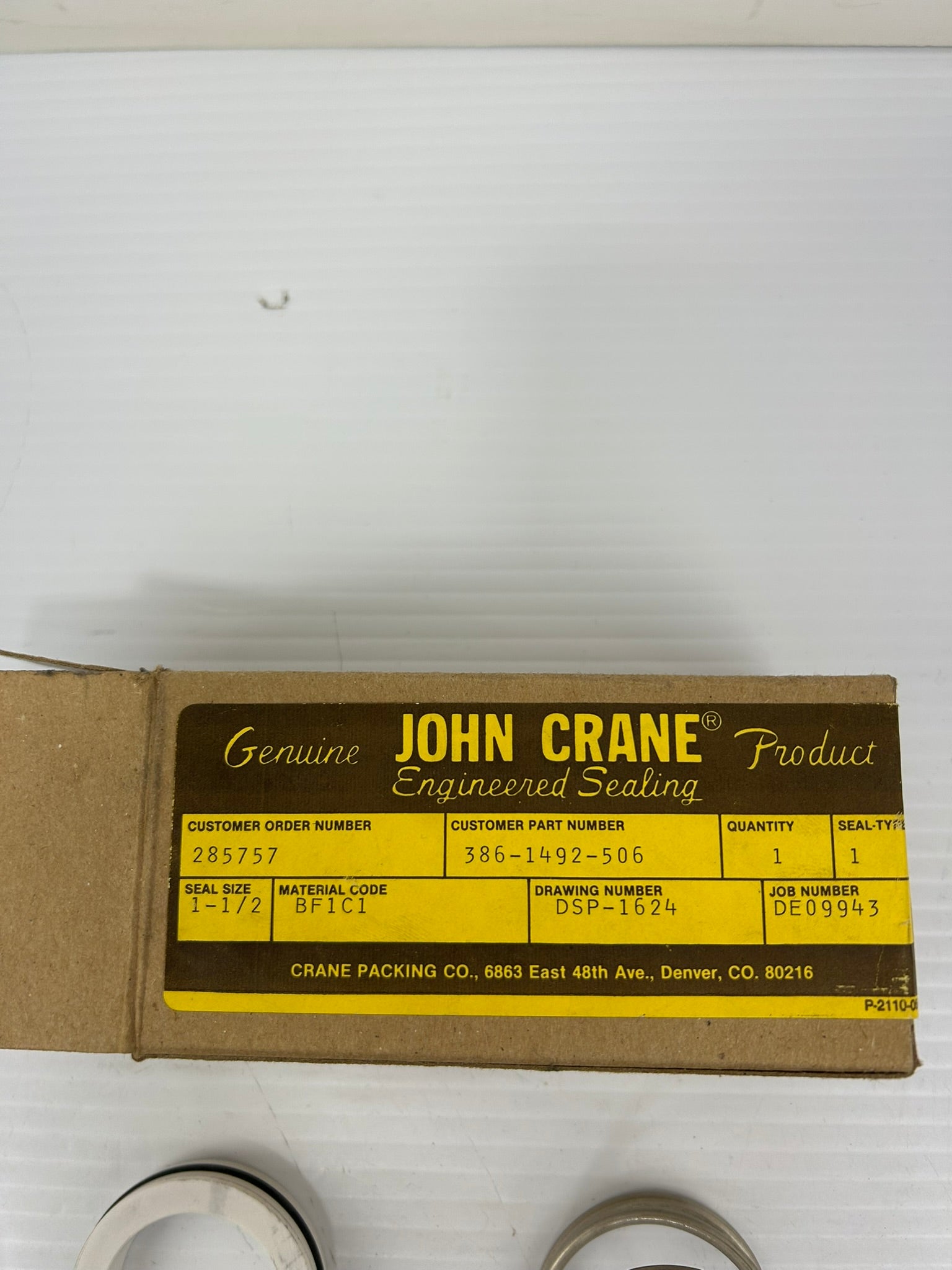 John Crane 386-1492-506 Spring Kit 1-1/2"