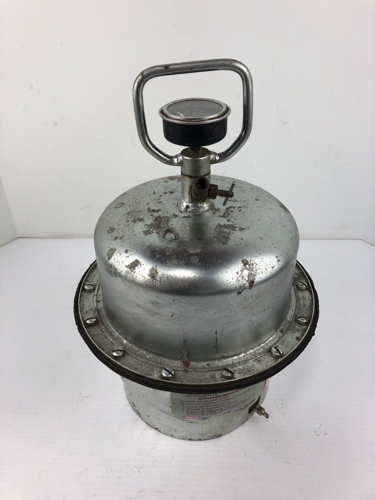 Parker Plews Heavy Trucking Trailer Brake Pressure Tester Gauge 30 Lbs.