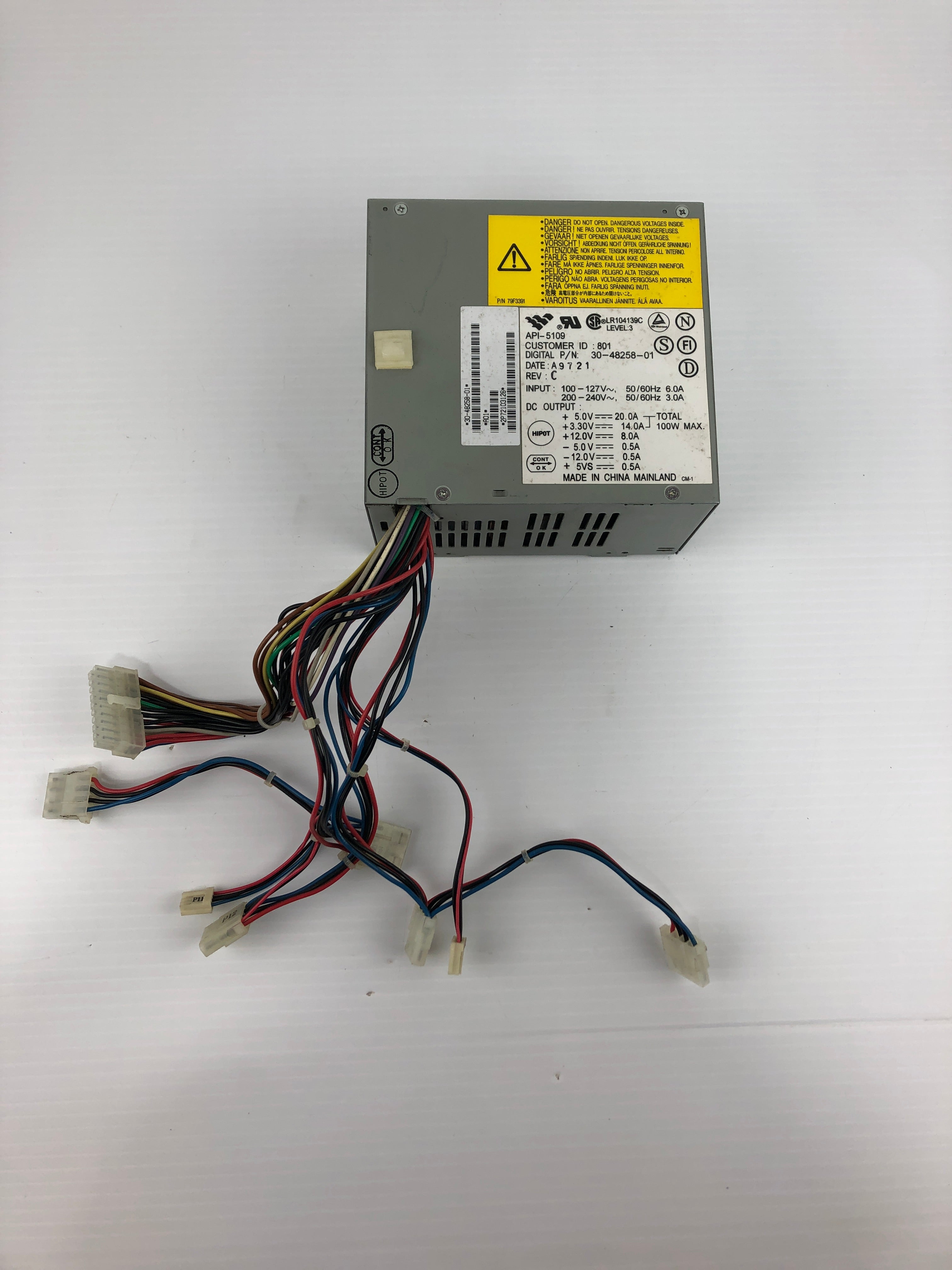 Digital Power Supply 30-48258-01 API-5109