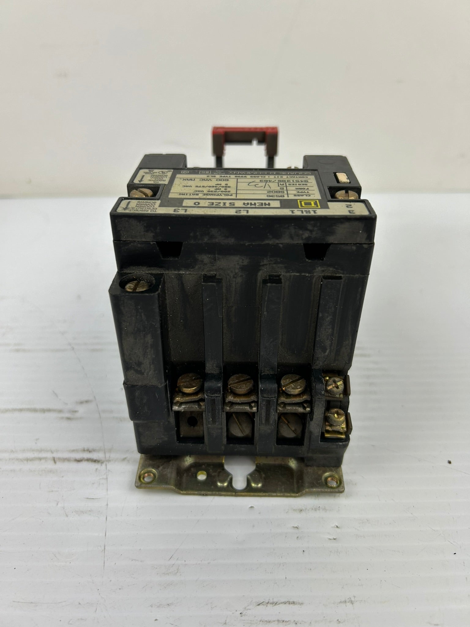 Square D 8536 SB02 Series A Starter Nema Size 0 with Overload Thermal Relays
