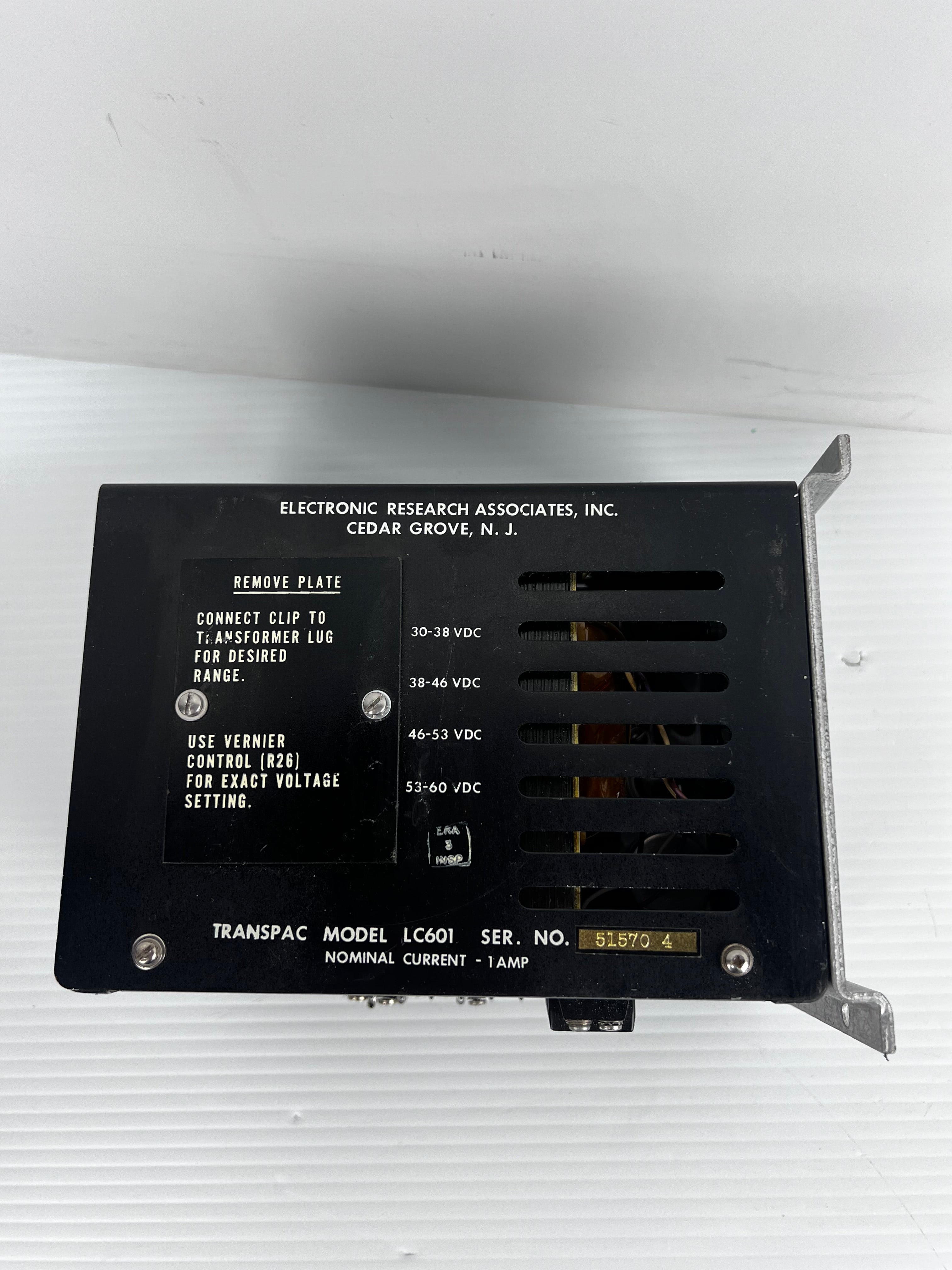 Electronic Research LC601 Transpac Power Supply 51570 4 1A
