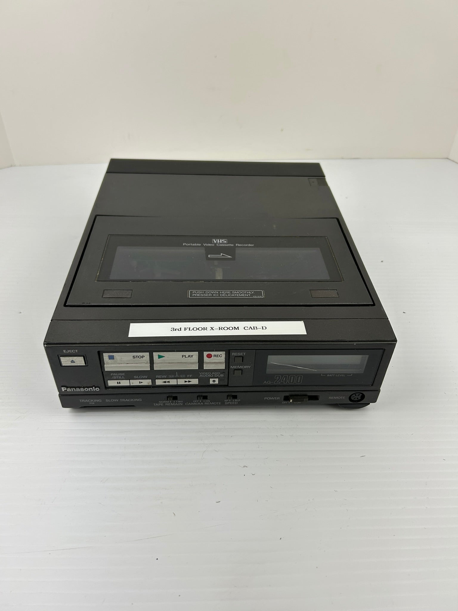 Panasonic AG-2400 Portable Video Cassette Recorder