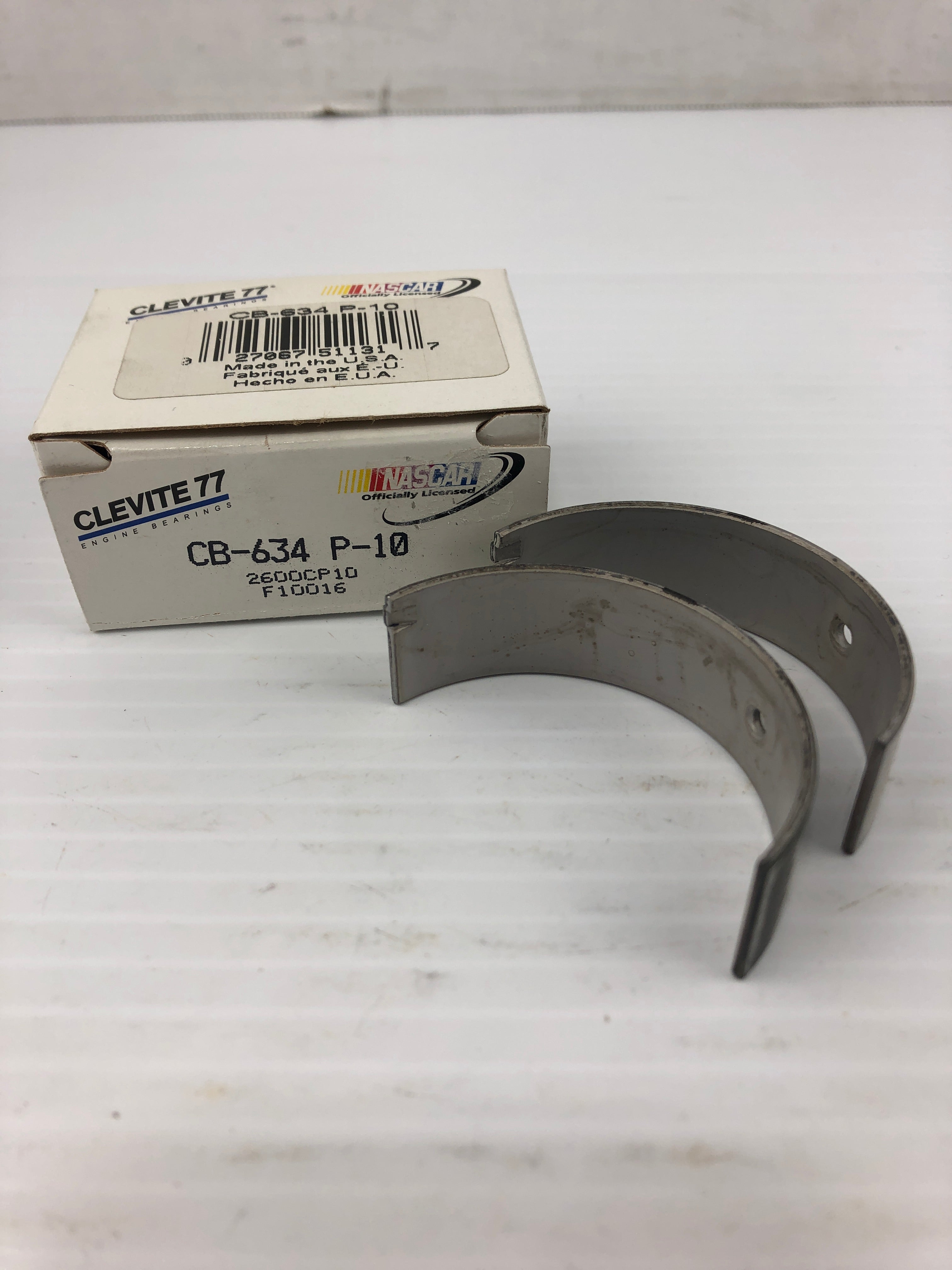 Clevite CB-634 P-10 Engine Connecting Rod Bearing Pair CB634P10