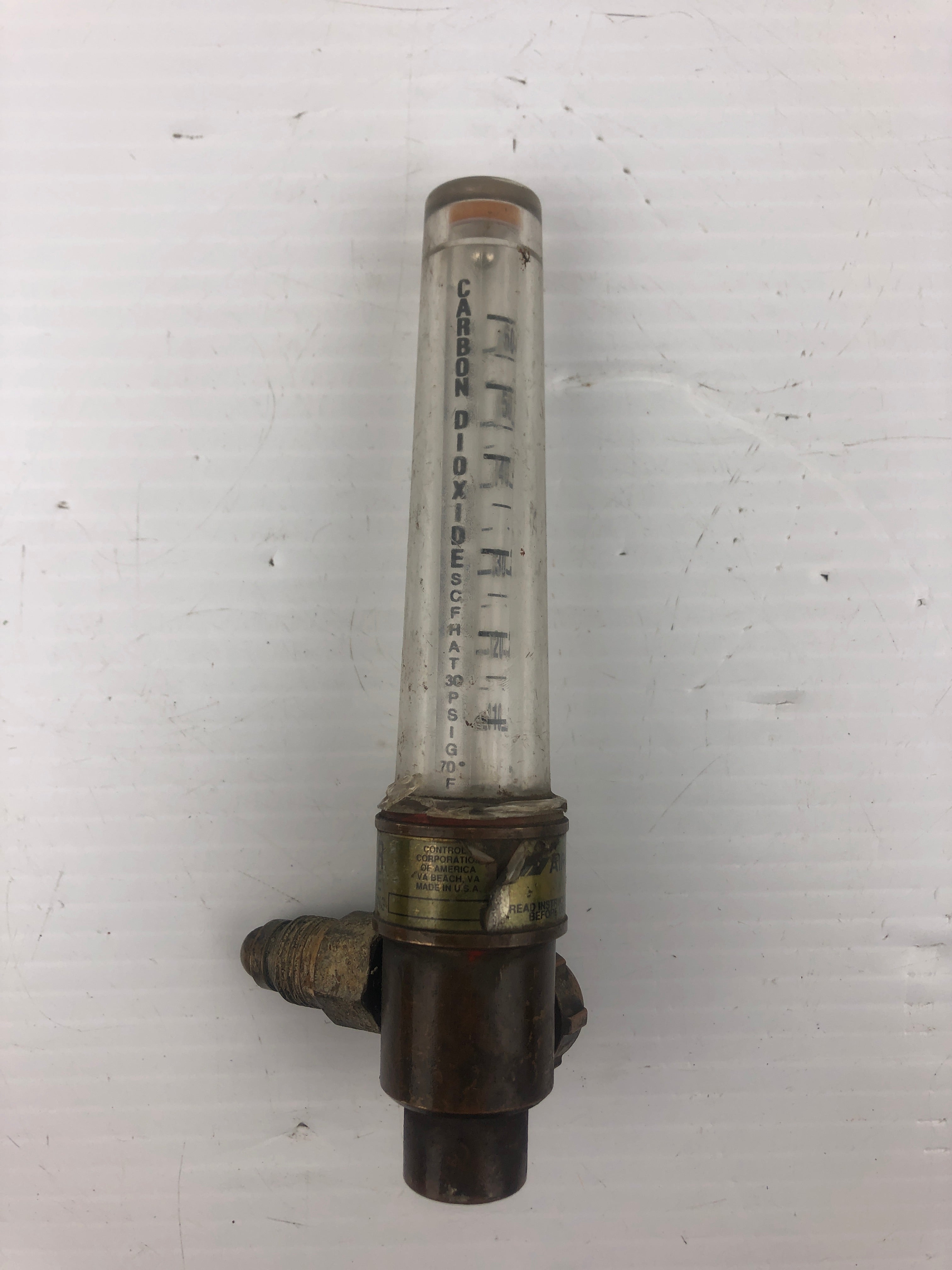 Airco 805 0720 Argon or Carbon Dioxide Flowmeter