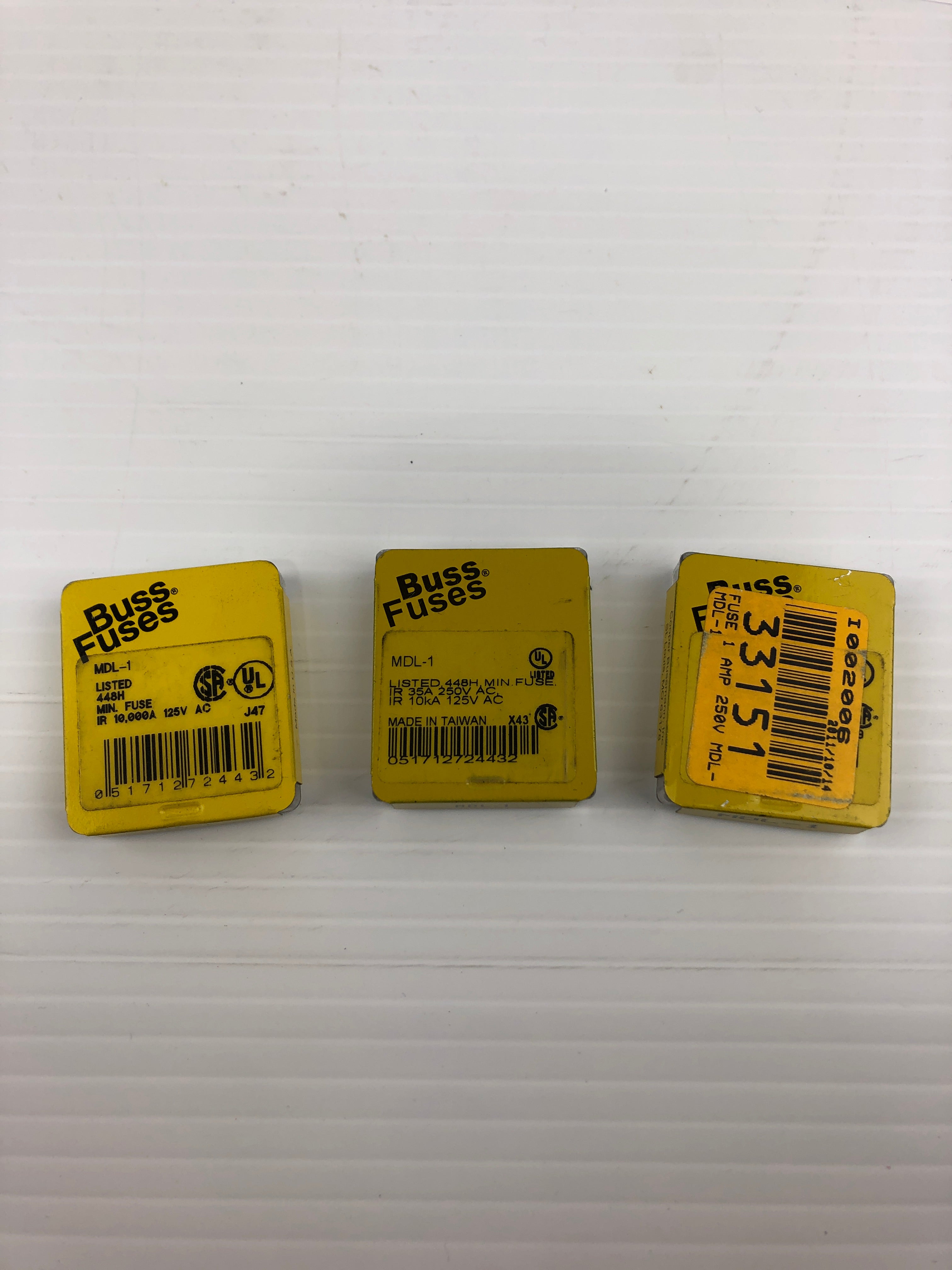 Buss Fuses MDL-1 Mini Fuse - Lot of 14