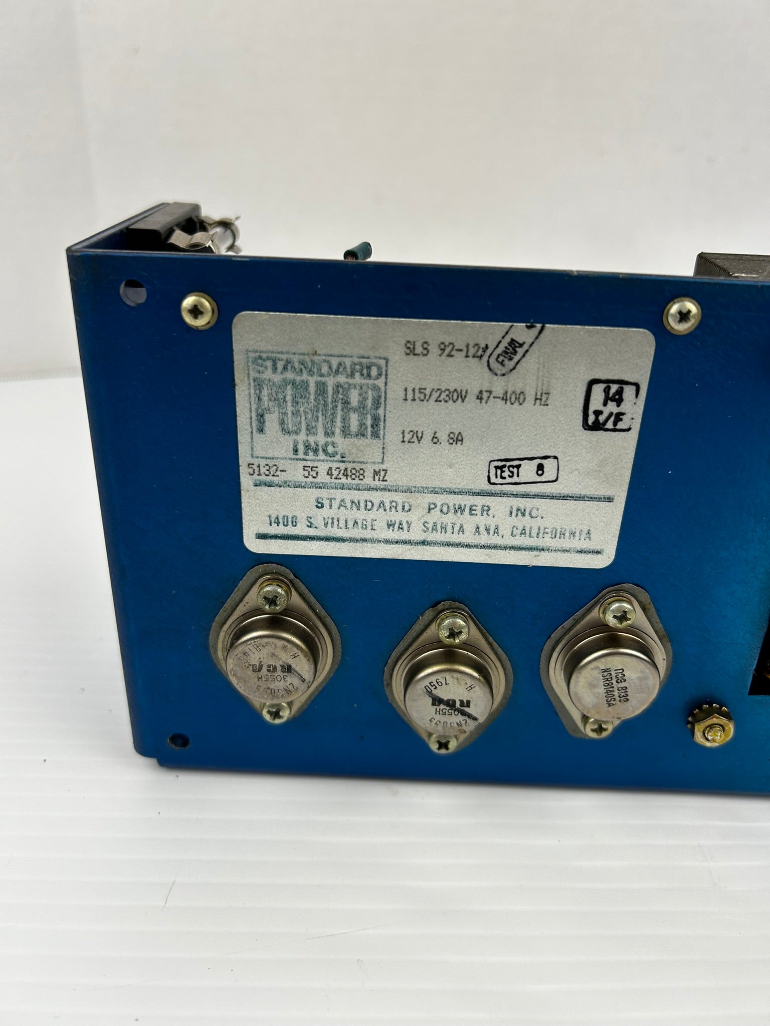 Standard Power SLS 92-12 Power Supply 115/230V 47-400Hz 12V 6.8A