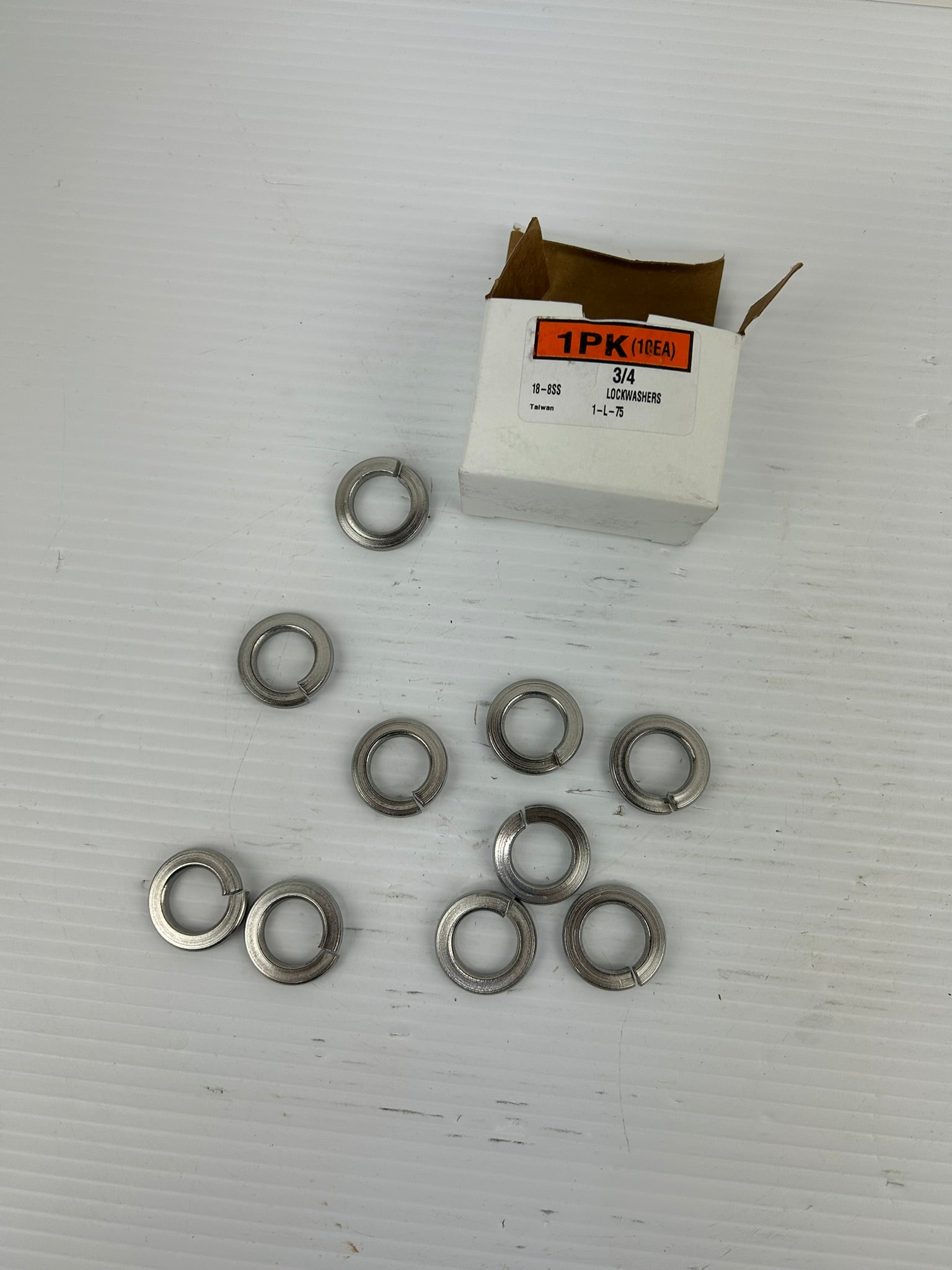 1-L-75 Lockwashers 3/4 18-8SS - Lot of 10