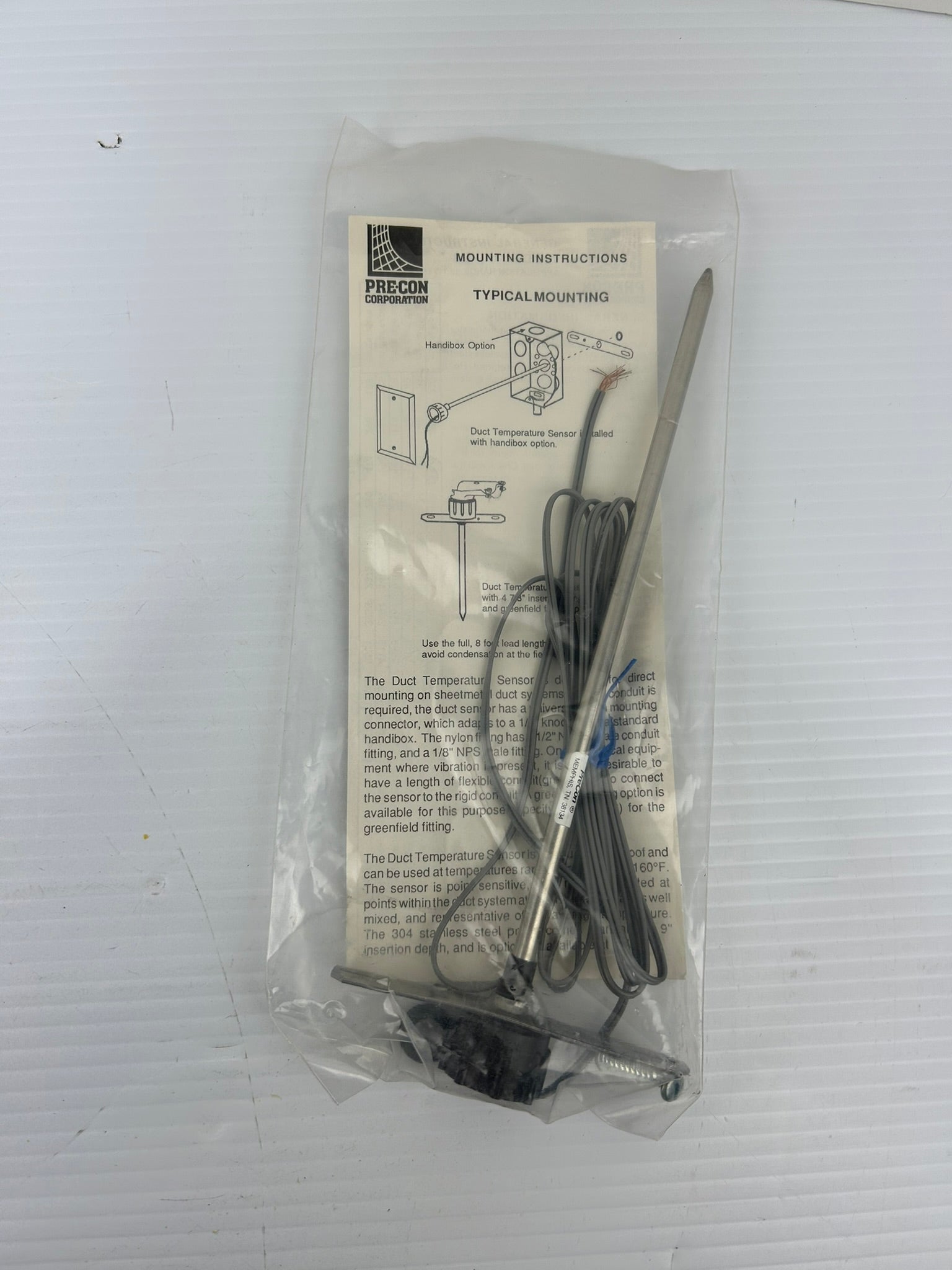 Pre-Con Corp. ST-D3 Temperature Sensor - Lot of 3