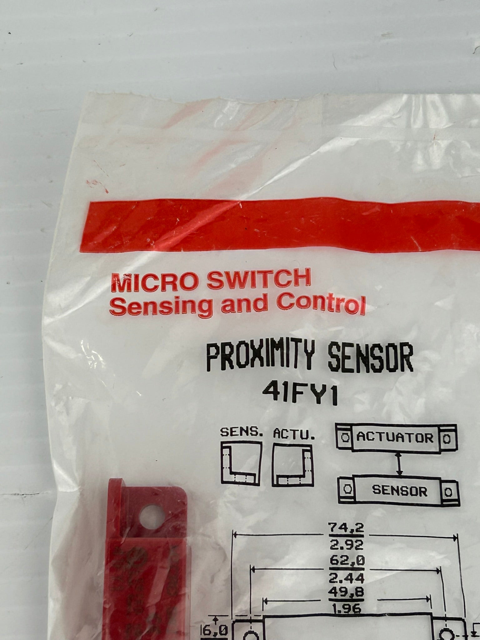 Honeywell 41FY1 Micro Switch Sensing and Control - Proximity Sensor