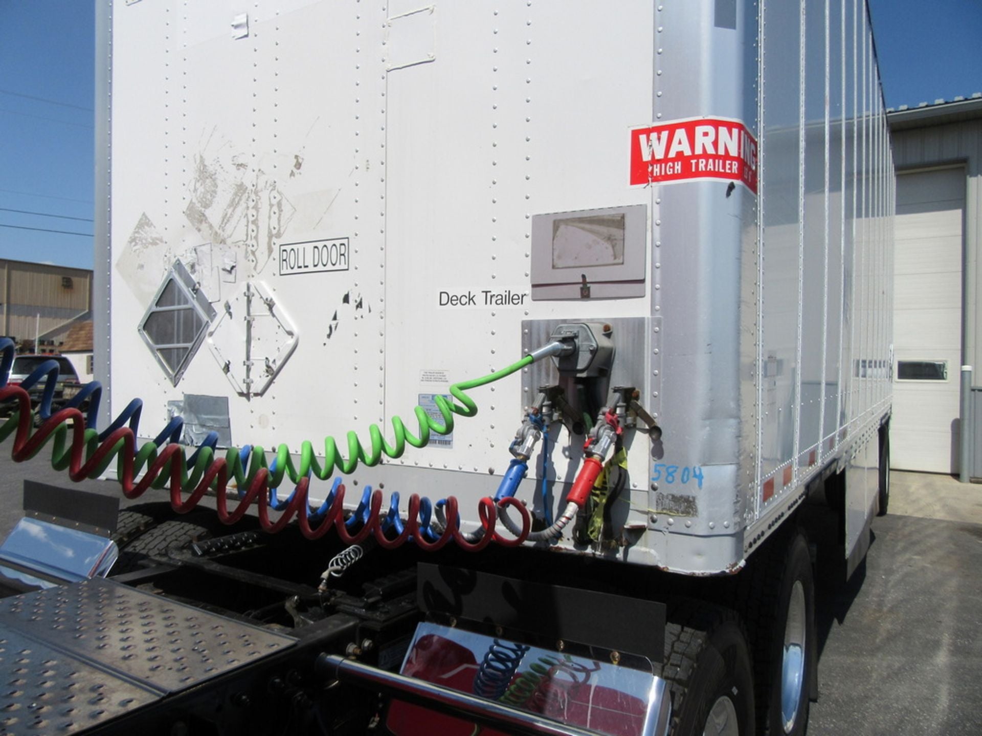 2014 Stoughton Pup Dry Van Semi Trailer 28' Spring / Roll Up 1DW1A2812EB458042