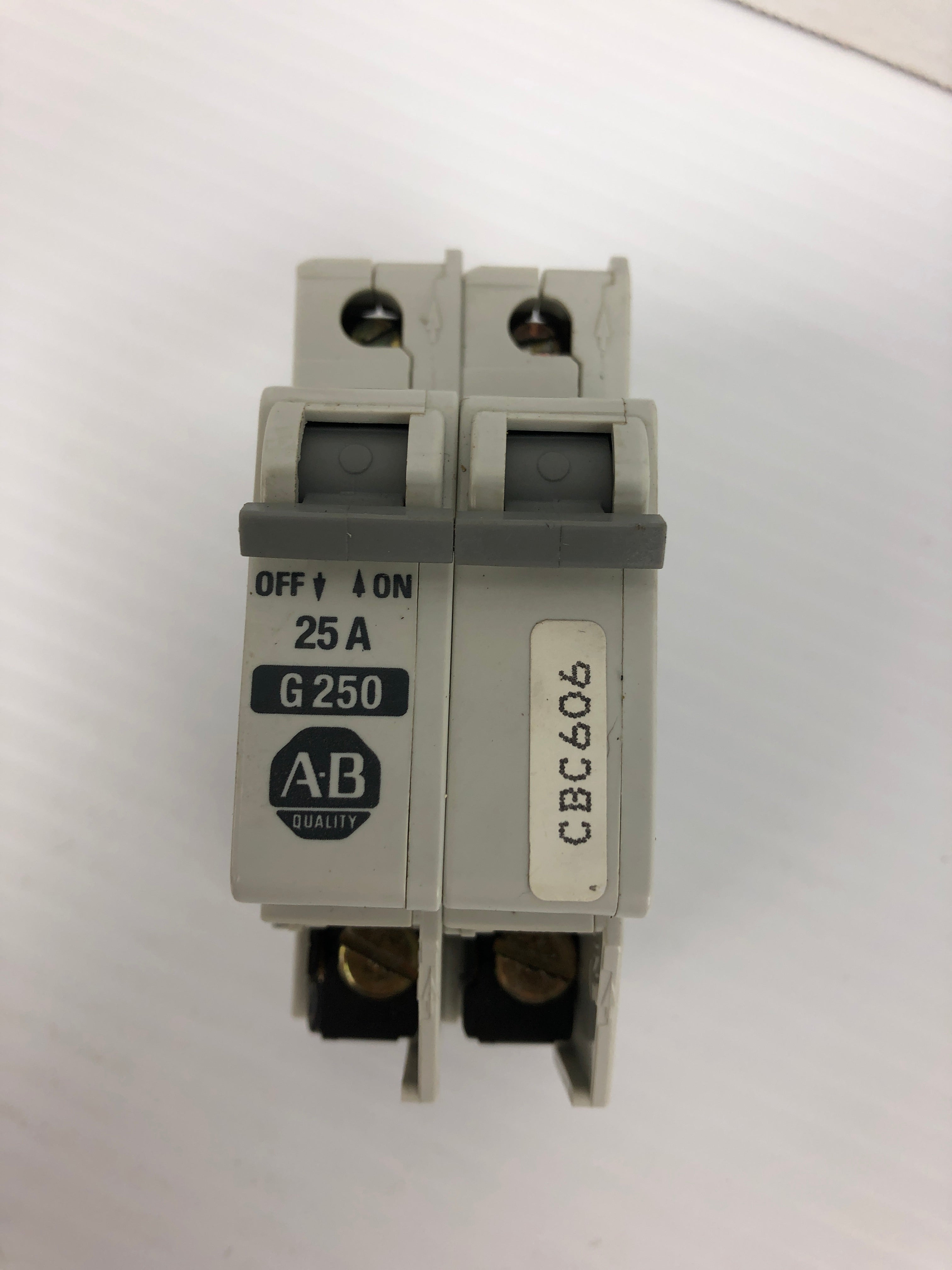 Allen Bradley 1492-CB2 Circuit Breaker Ser. A G250 25A 2P