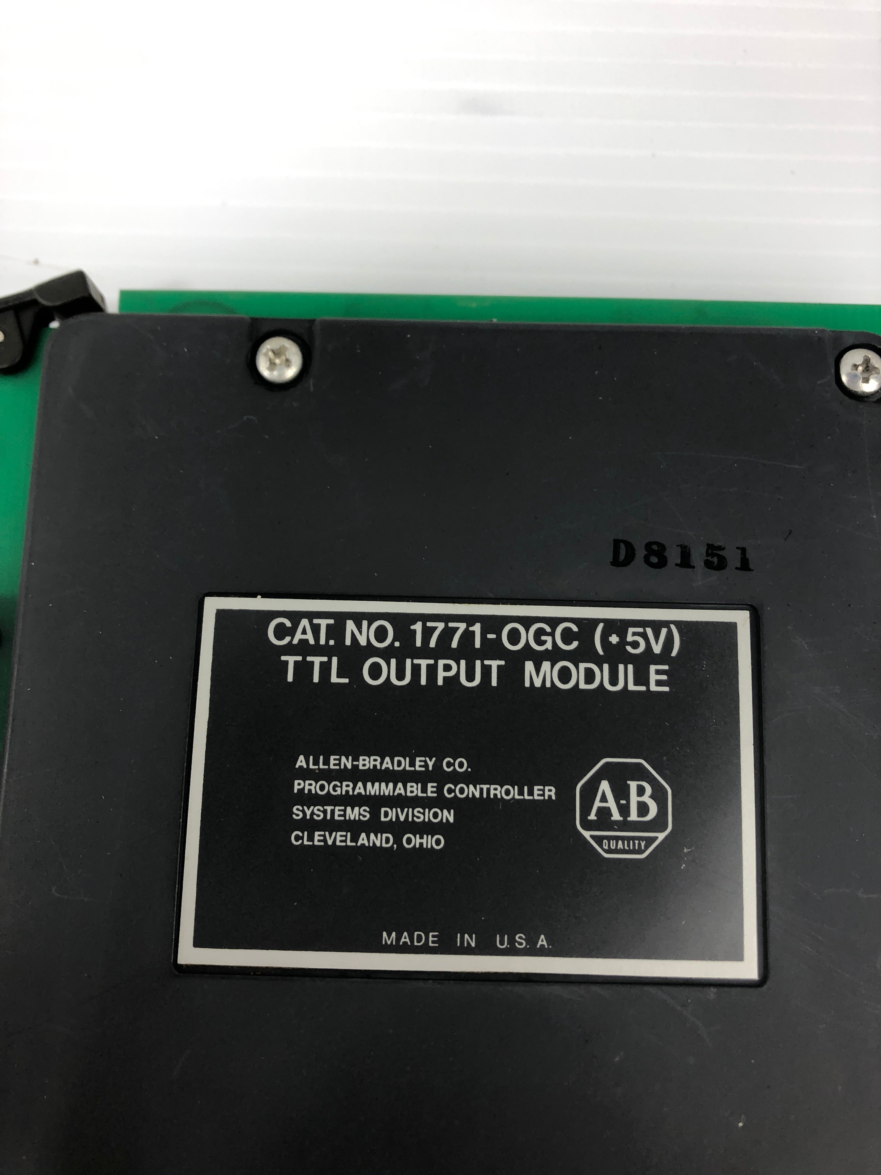 Allen-Bradley 1771-OGC TTL Output Module 5V