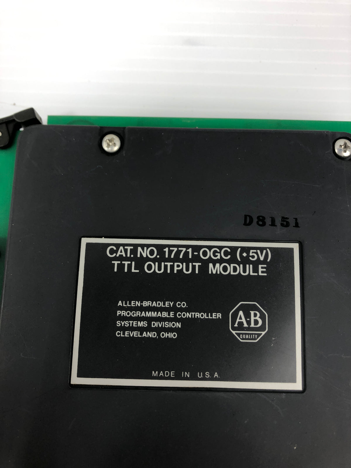 Allen-Bradley 1771-OGC TTL Output Module 5V