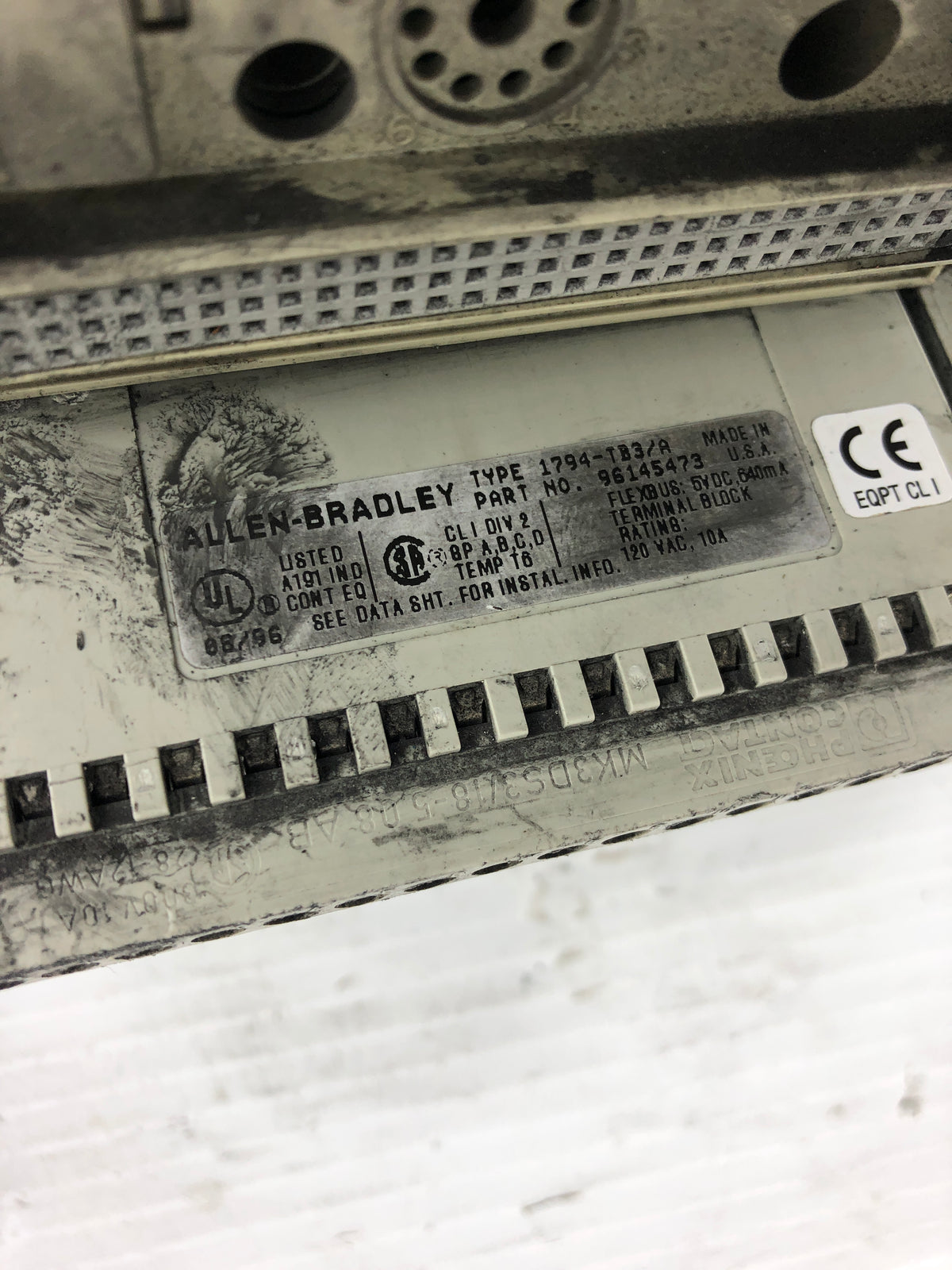 Allen-Bradley 1794-TB3 Terminal Base Series A