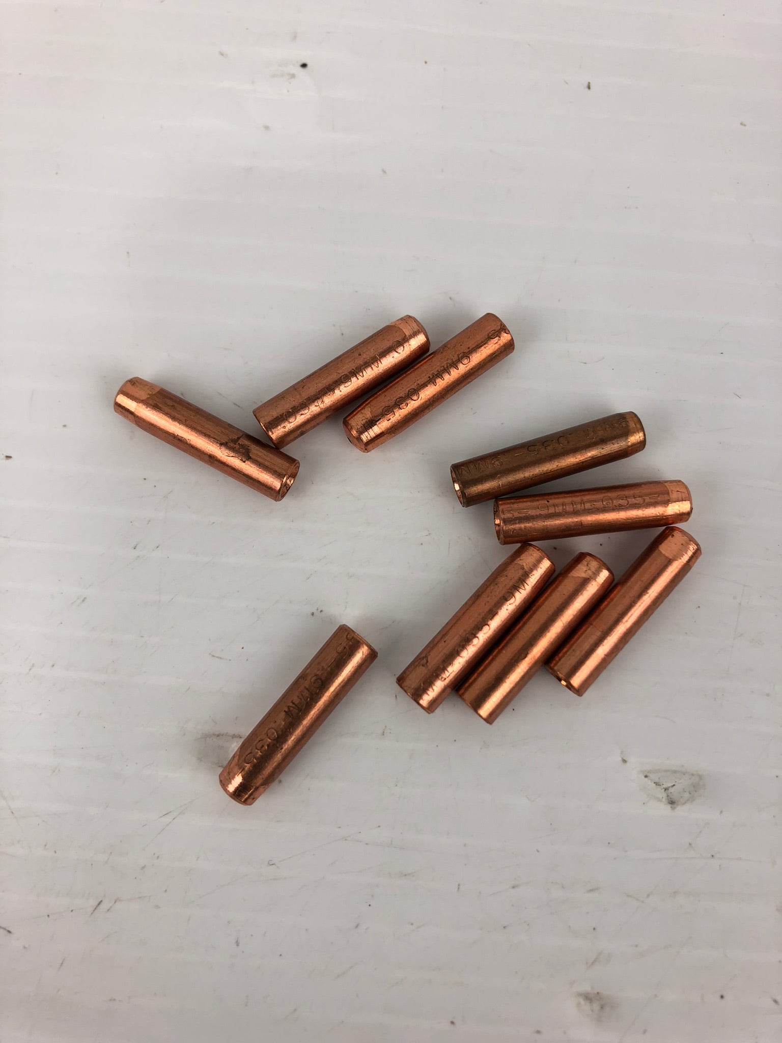 035 .9mm Contact Welding Tips - Lot of 9