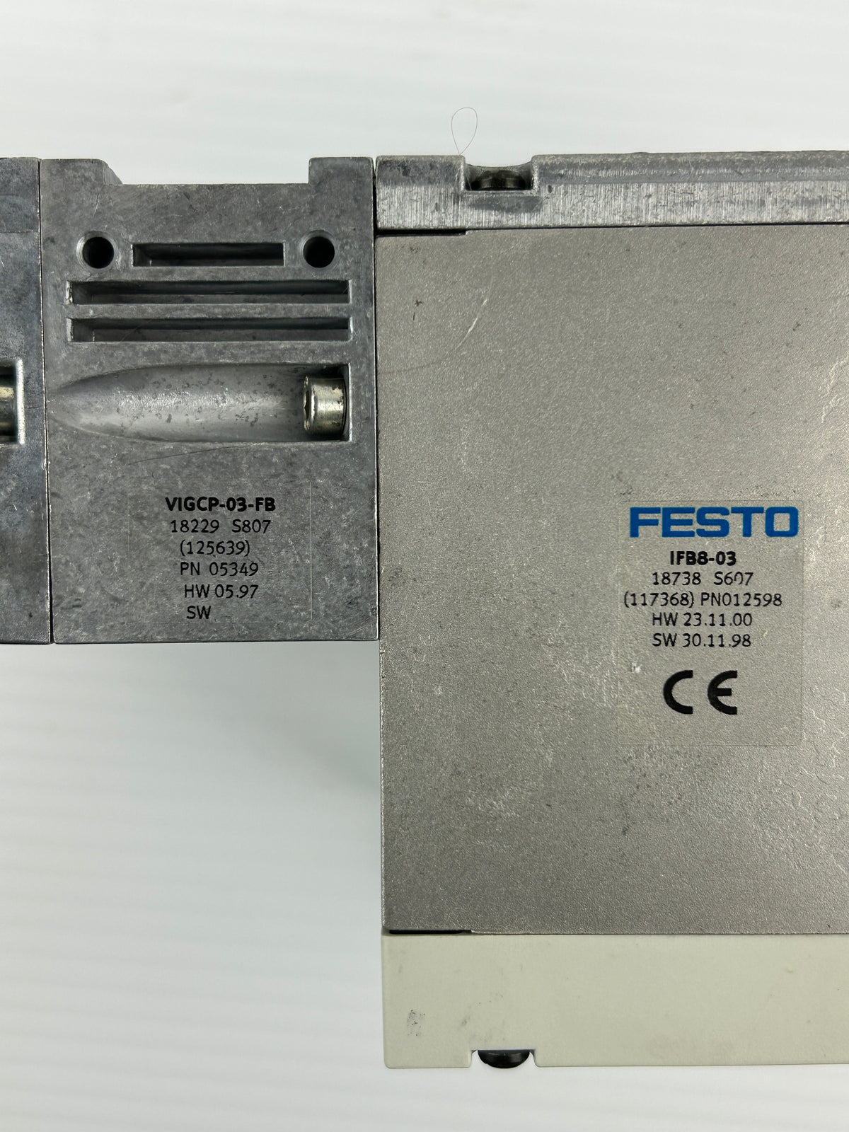 Festo IFB8-03 Control Block Valve Assembly 18738 S607 VIGCP-03-FB CP-FB08-03