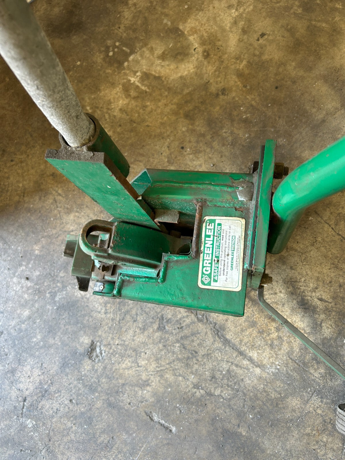 Greenlee 1800 Mechanical Pipe Bender 1/2" 3/4" 1" Rigid Steel Aluminum Conduit