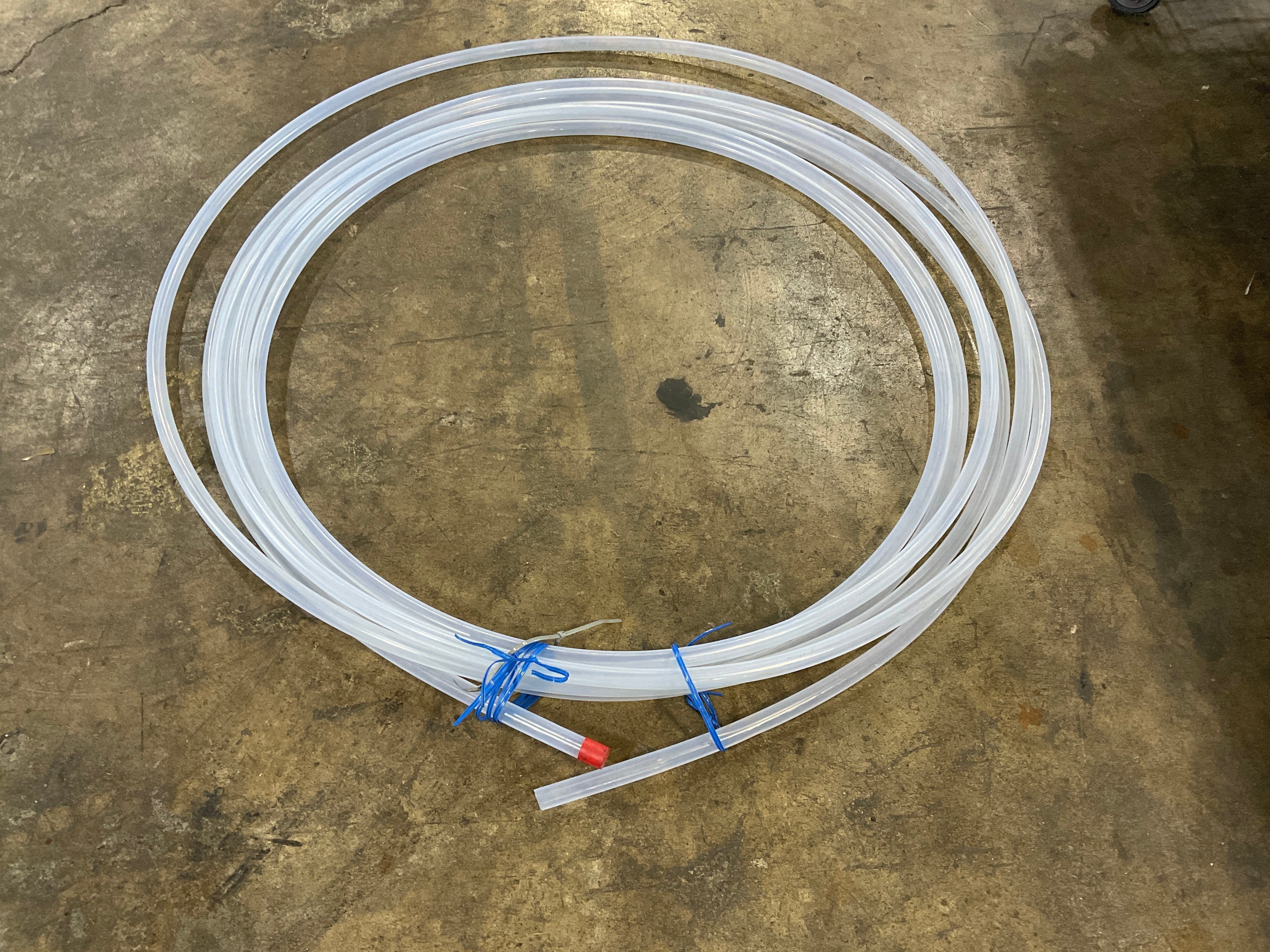 PVC Vinyl Tubing Lightweight Grade Plastic Tube 1/2”